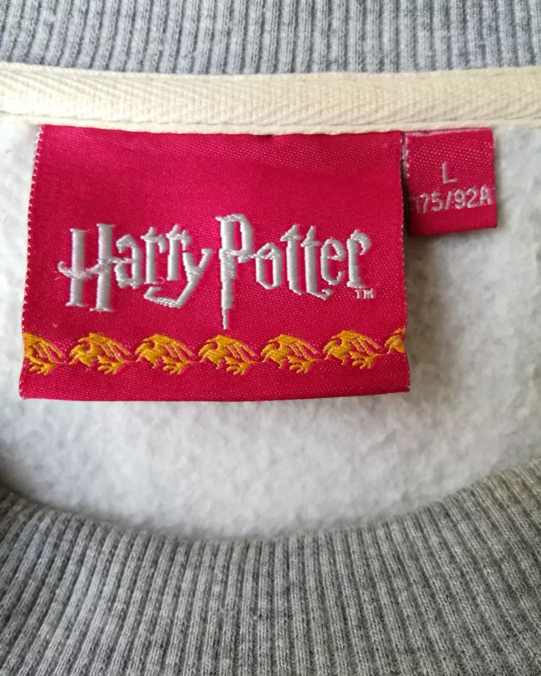 Anime × Vintage Vintage Harry Potter Phoenix Grey Y2K 00's Crewneck Size US L / EU 52-54 / 3 - 5 Thumbnail