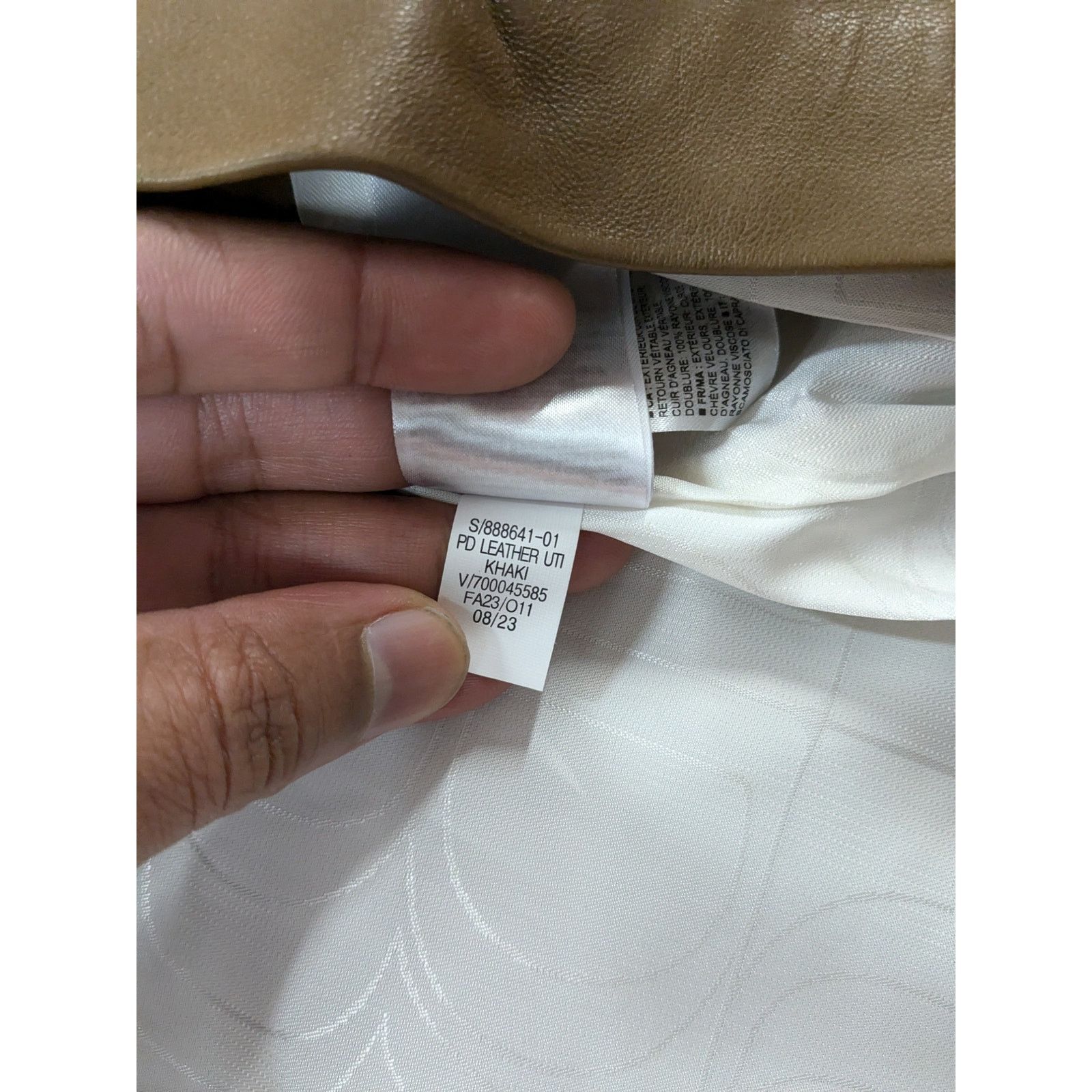 Banana Republic Banana Republic x Peter Do -Leather Utility Skirt/10/Brown Size 32" / US 10 / IT 46 - 7 Thumbnail