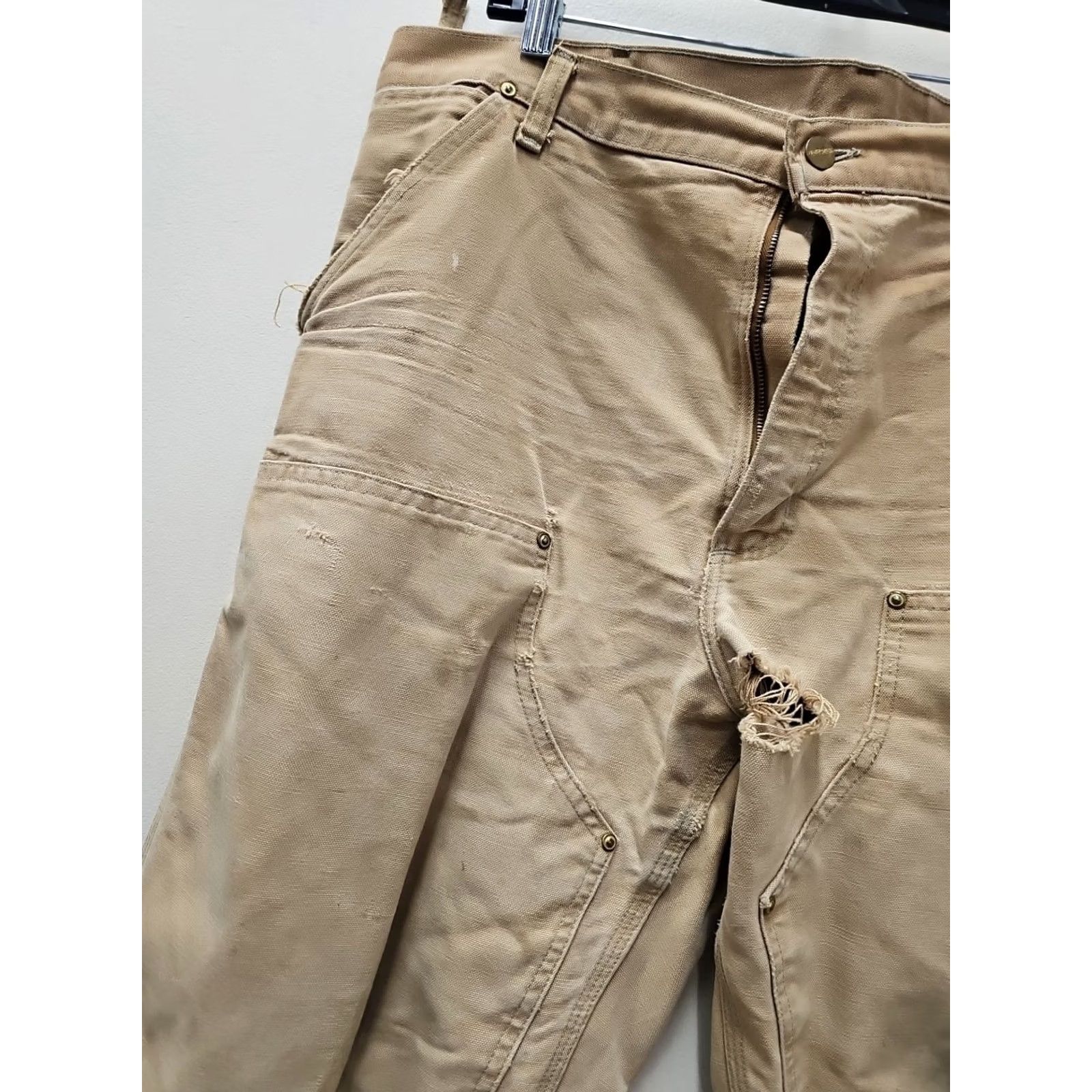 Carhartt VINTAGE Carhartt Pants Mens 38x32 Brown Canvas Carpenter Workwear USA Carhartt Pants Mens 38x32 Brown Canvas Carpenter Workwear USA Size US 38 / EU 54 - 5 Thumbnail