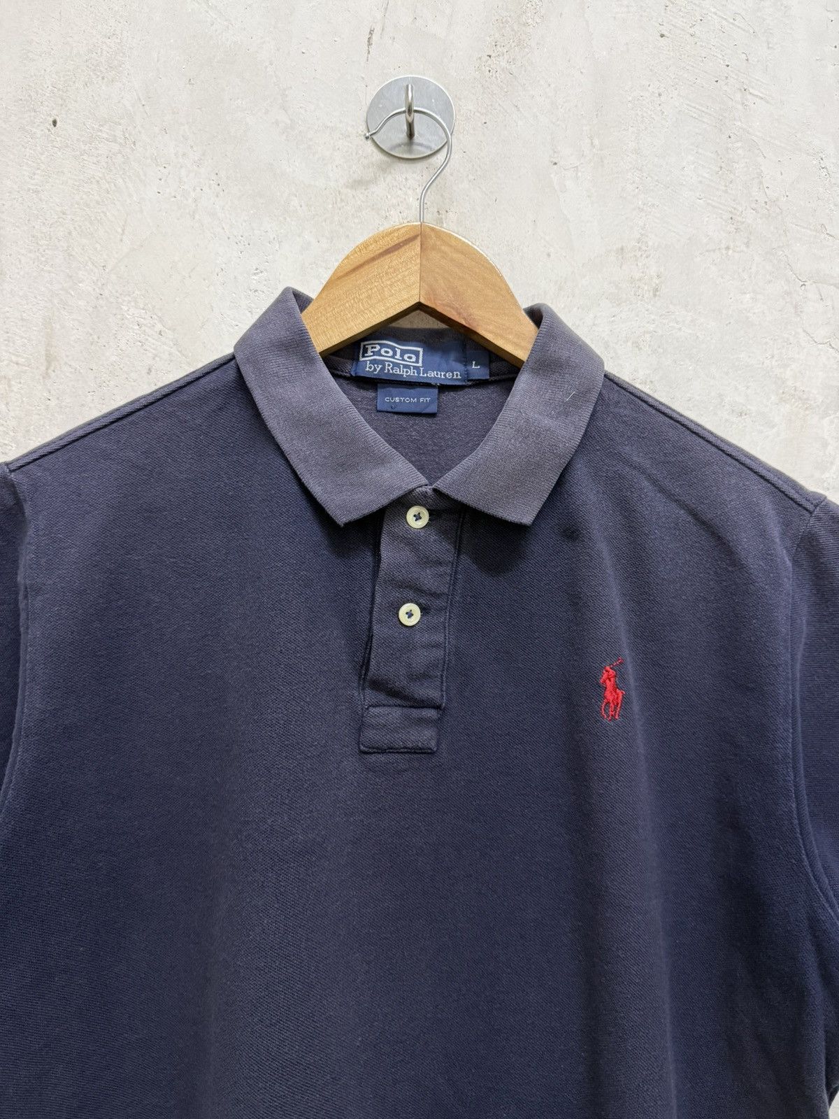 Polo Ralph Lauren Faded Polo Ralph Lauren Small Pony Polo Shirt Size US L / EU 52-54 / 3 - 2 Thumbnail