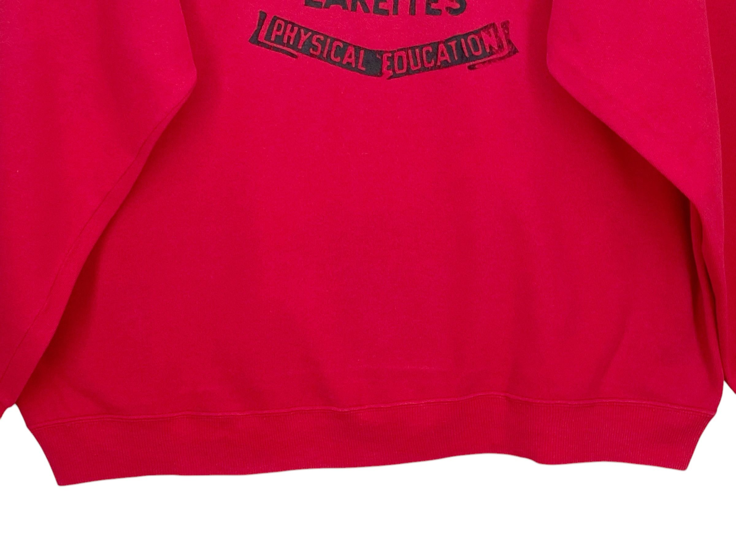 Hanes × Vintage Silver Lake Sweatshirt Vintage Red Lakeites Football Team Size US XL / EU 56 / 4 - 4 Thumbnail
