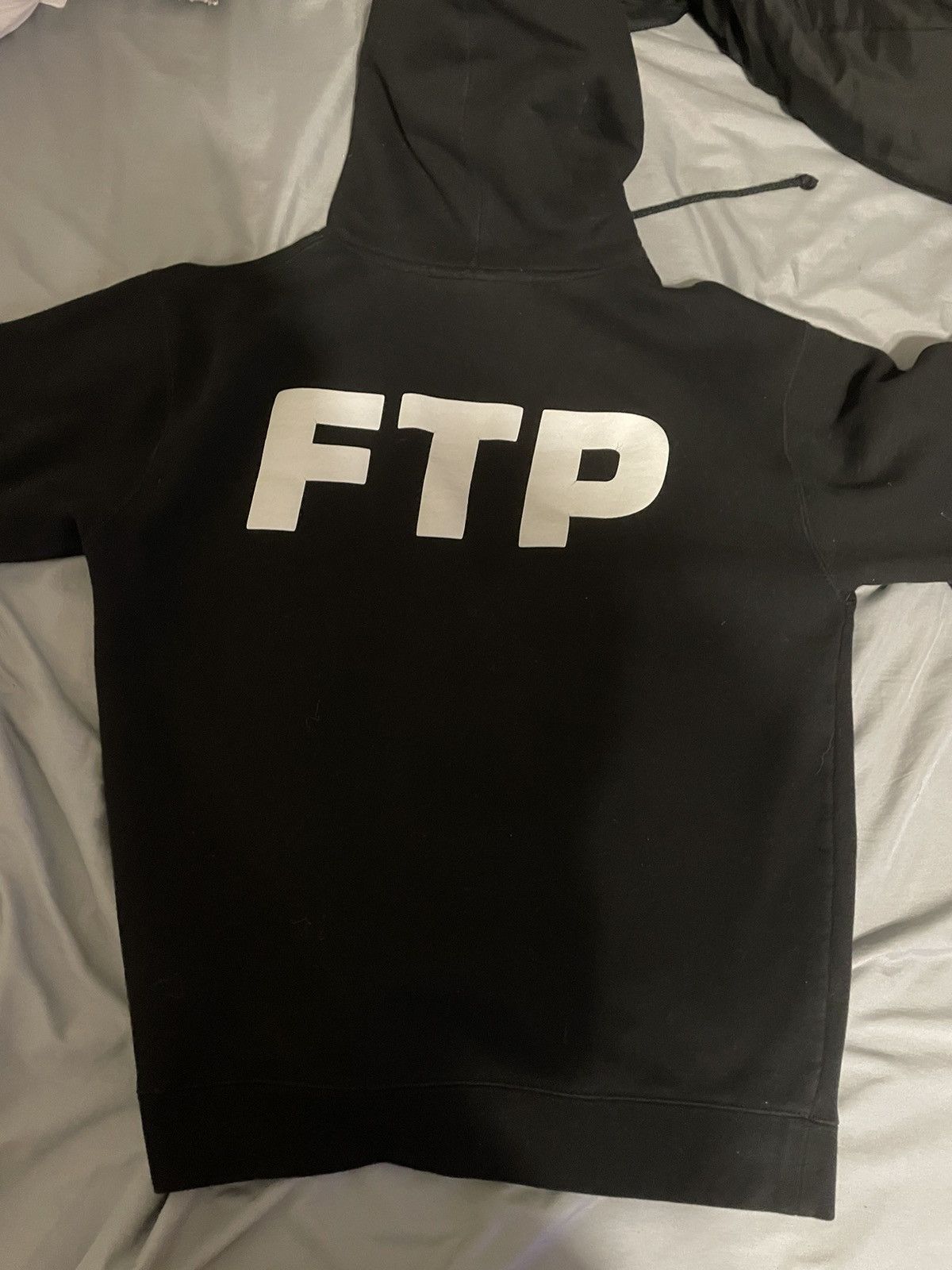Fuck The Population FTP Black Puff Print Hoodie Size US M / EU 48-50 / 2 - 2 Thumbnail