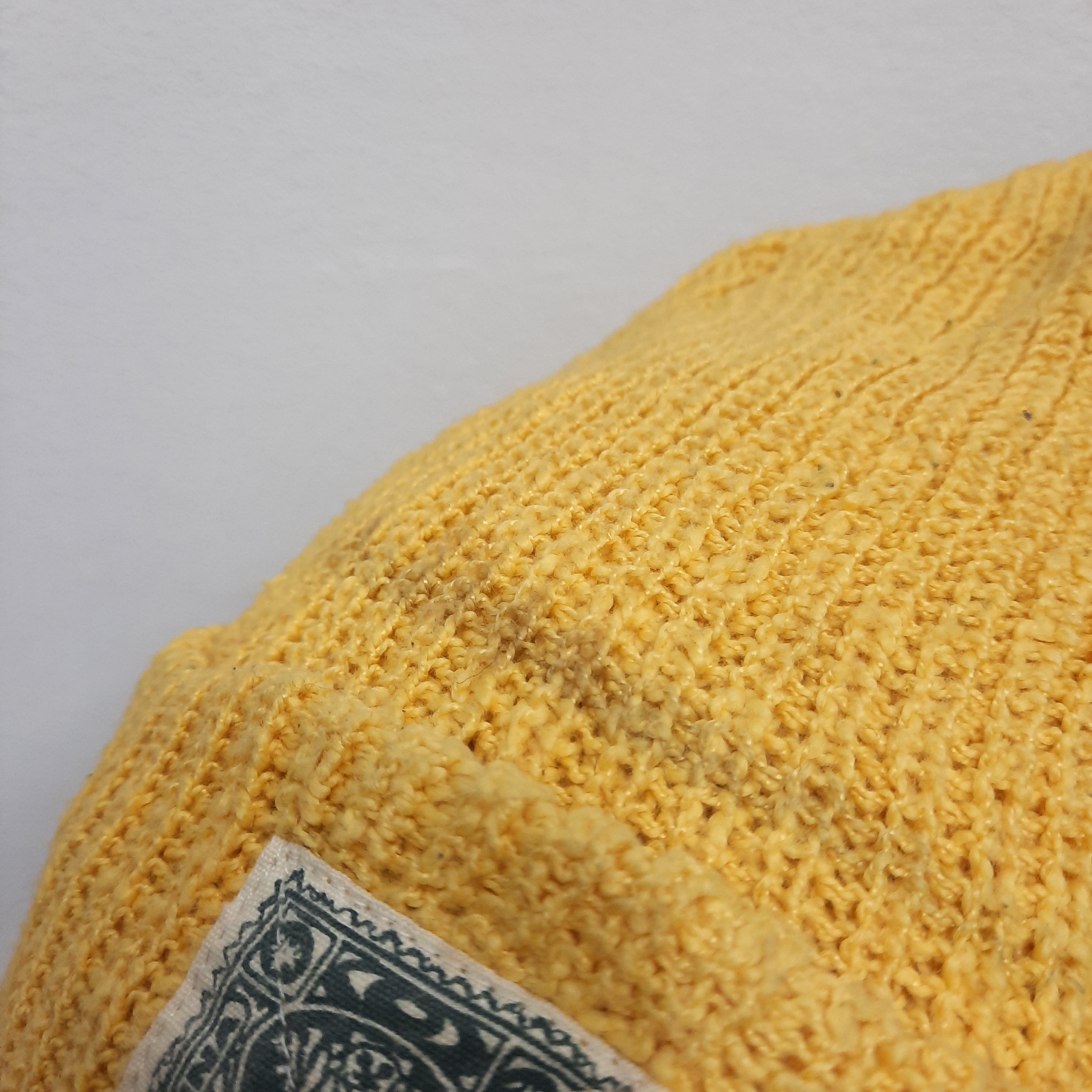 Japanese Brand 🪨 Japanese brand amina triba design patch beanie hat Size ONE SIZE - 4 Thumbnail