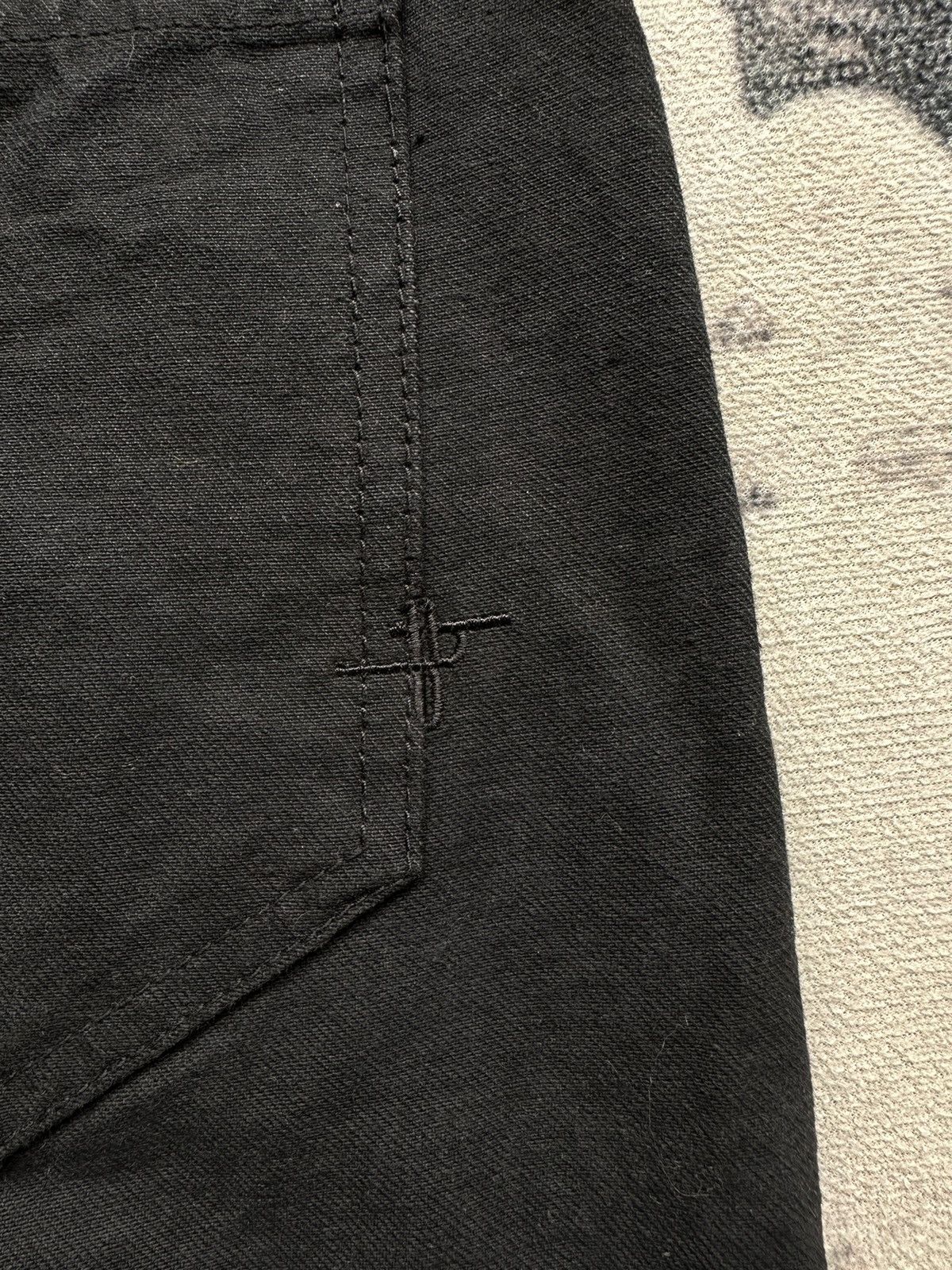 NO ID No ID Japan black denim avantgarde slim rocker fashion Size US 32 / EU 48 - 14 Thumbnail