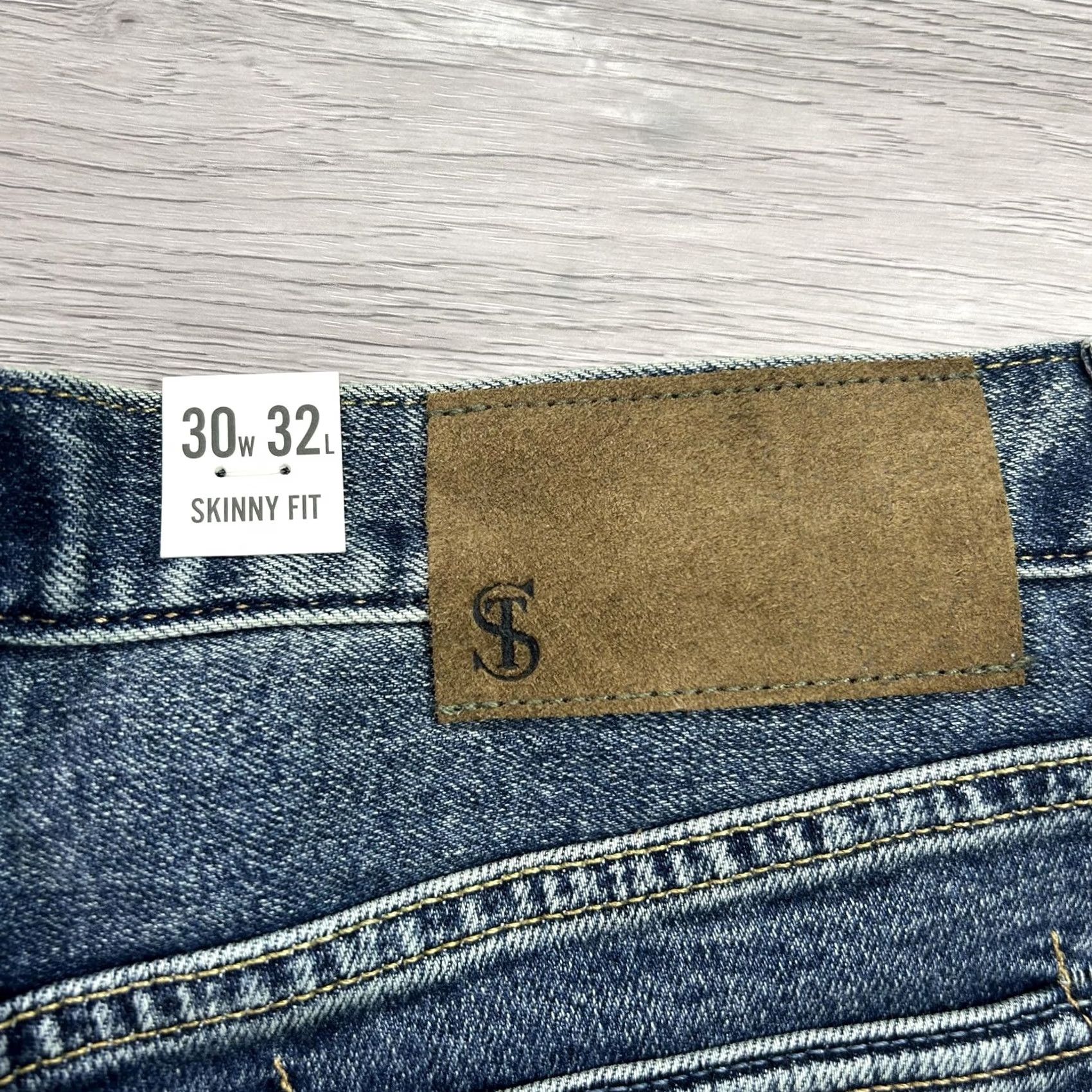 Todd Snyder Todd Snyder Jeans Mens 30x32 Medium Indigo Skinny Fit Stretch 5 Pocket Denim NEW Size US 30 / EU 46 - 5 Thumbnail