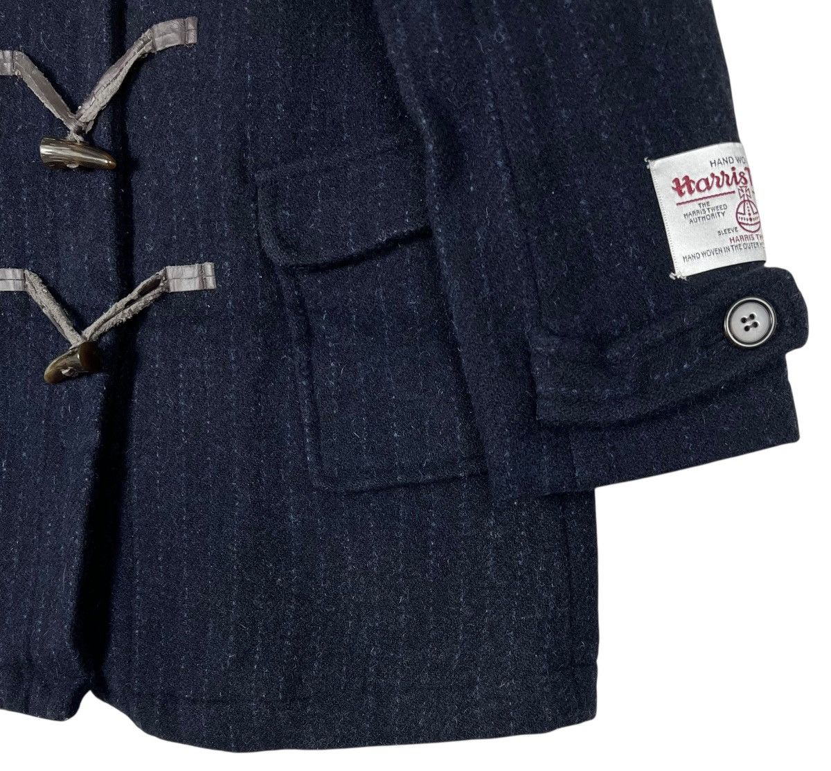 Harris Tweed Vintage Harris Tweed Wool Duffle Coat Size M / US 6-8 / IT 42-44 - 6 Thumbnail