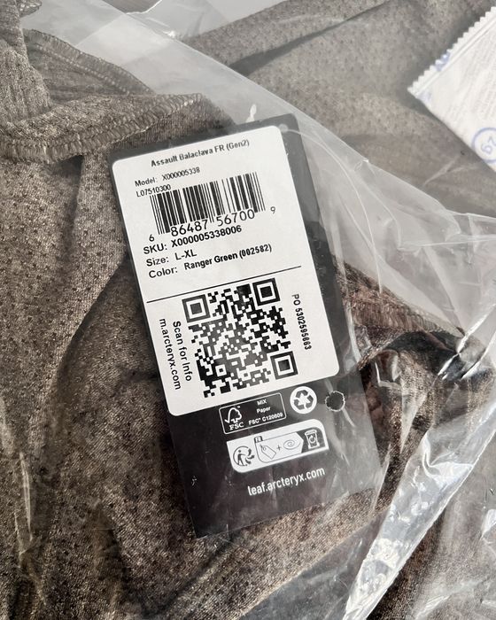 Arc'Teryx Arcteryx LEAF Assault Balaclava Ranger Green Grailed