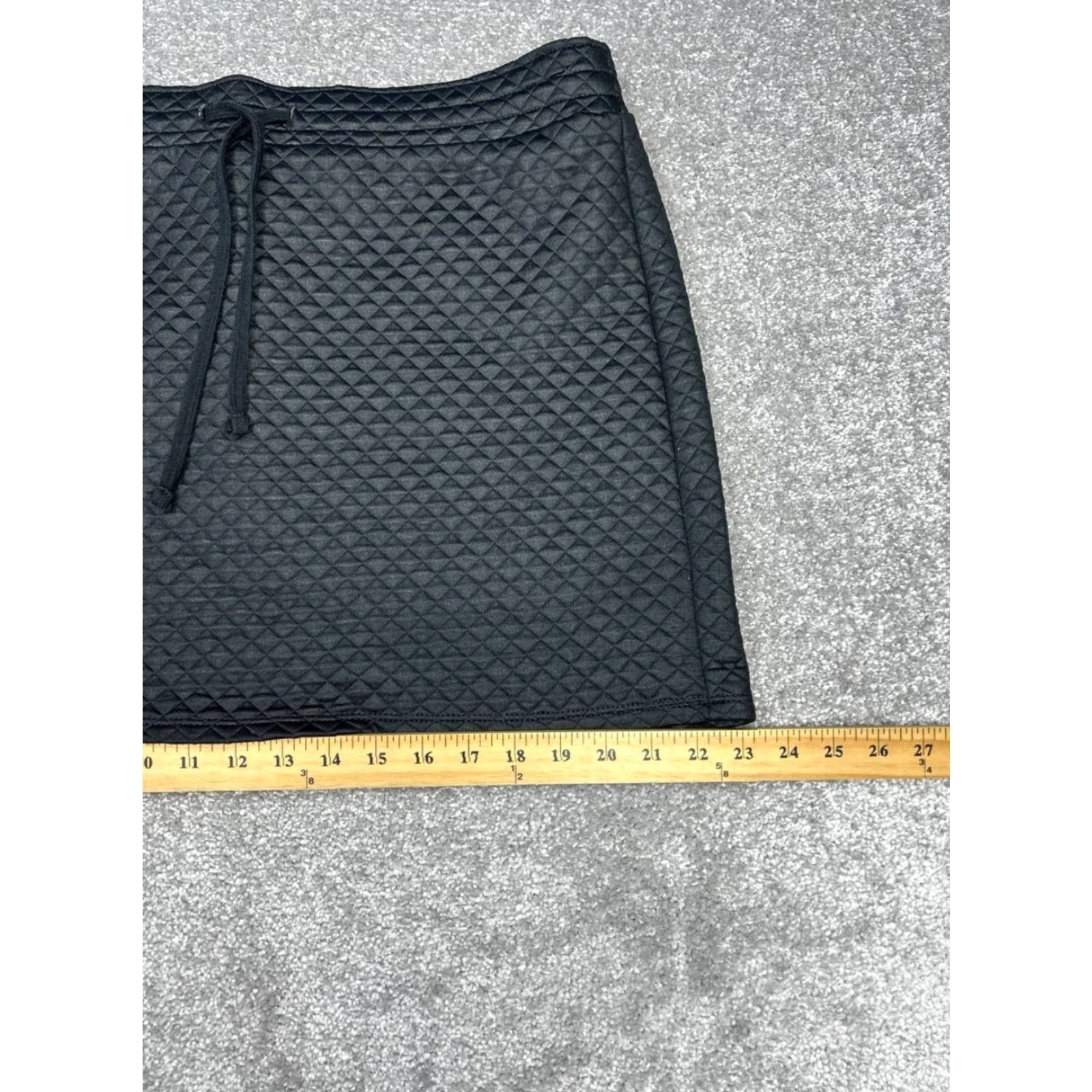 Fabletics Fabletics Skirt Womens XL Black Drawstring Pockets Mini Short Beac h Walking Casual Travel Size 40" / US 18 - 4 Thumbnail
