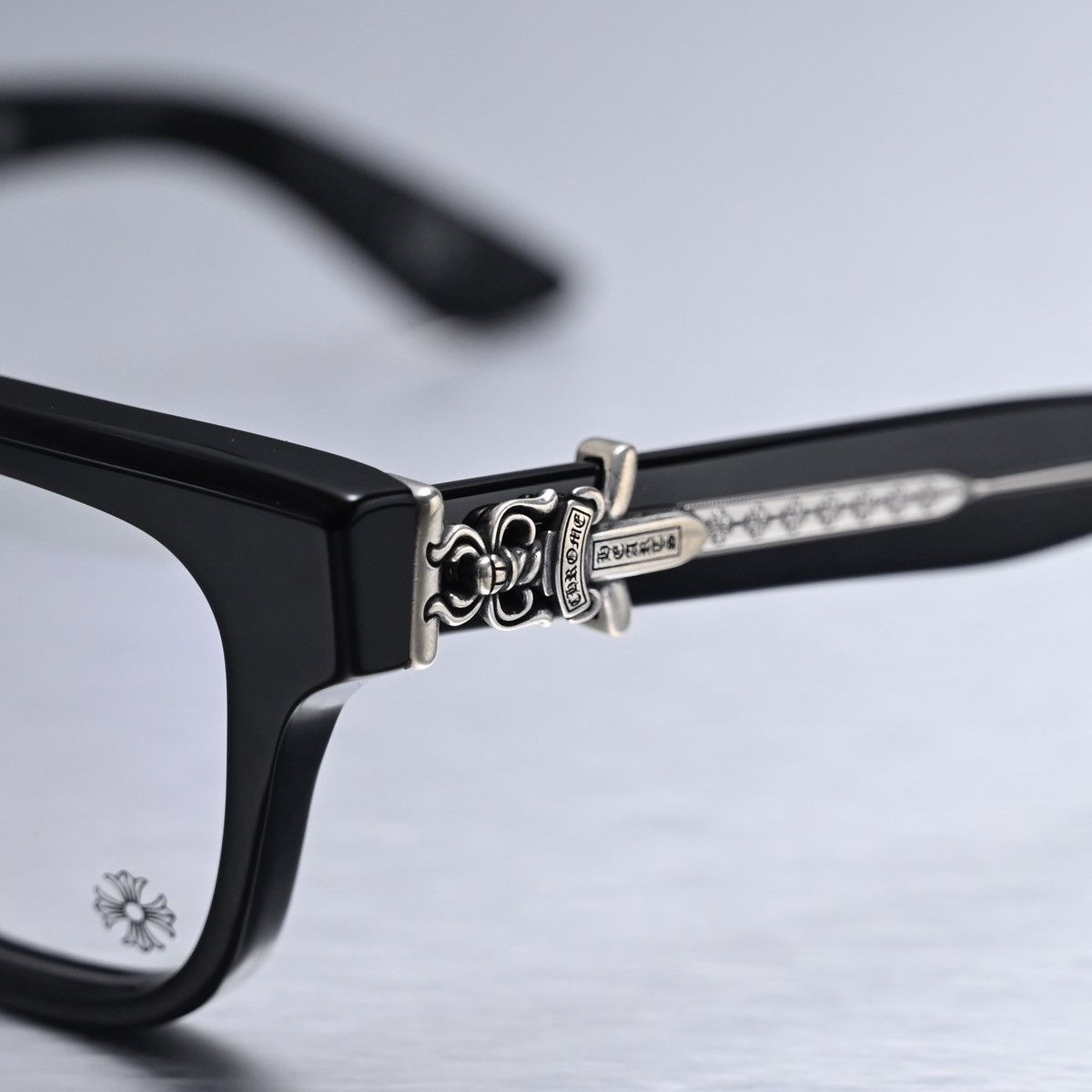 Chrome Hearts CHROME HEARTS VAGILLIONAIRE II BLACK GLASSES Size ONE SIZE - 3 Thumbnail