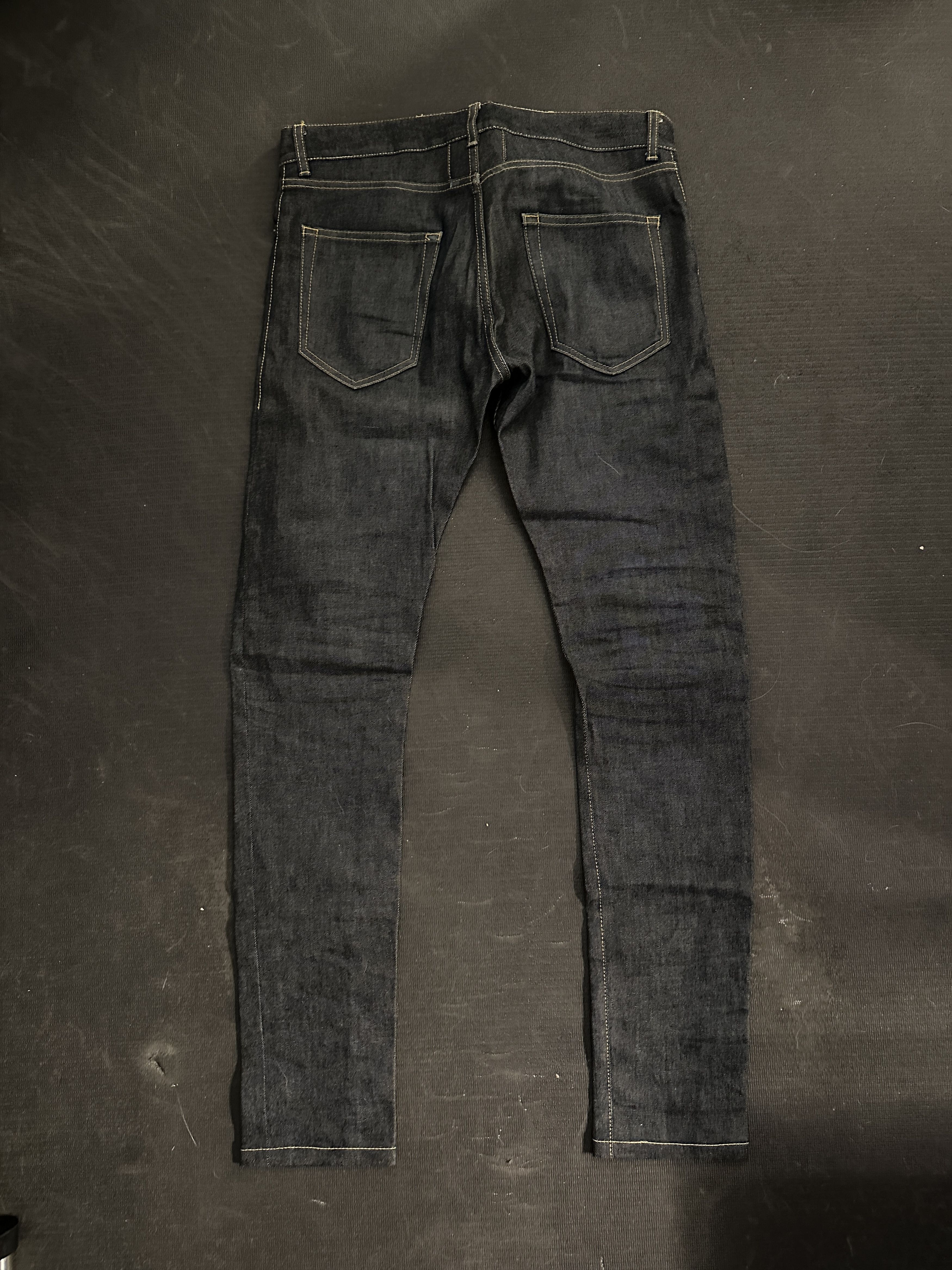 Saint Laurent Paris 2013 Raw Blue D02 Denim Size 30 RARE Size US 30 / EU 46 - 6 Thumbnail