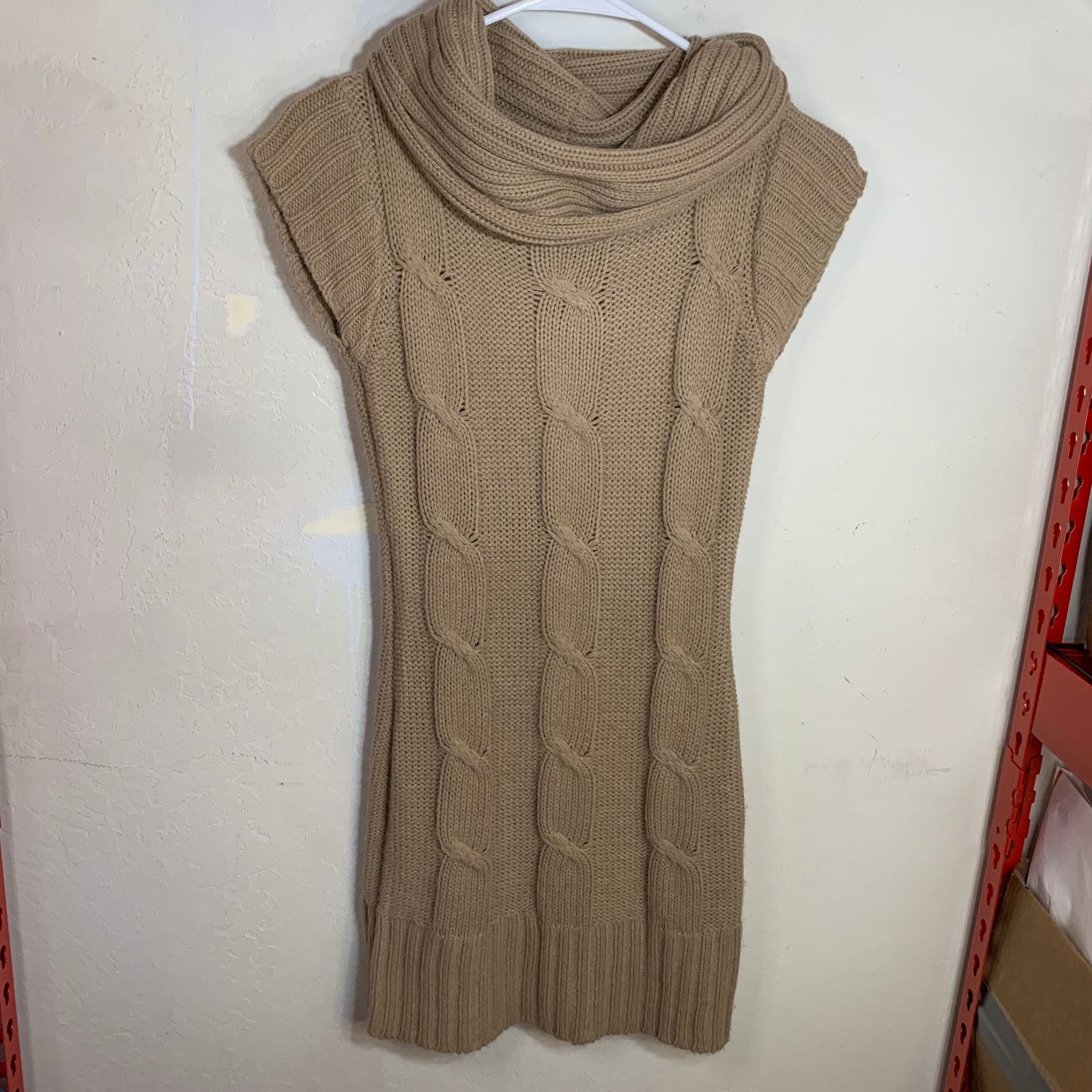 Other Women's Long Sweater, High Collar Knit/ Winter Dress Size S Size S / US 4 / IT 40 - 5 Thumbnail