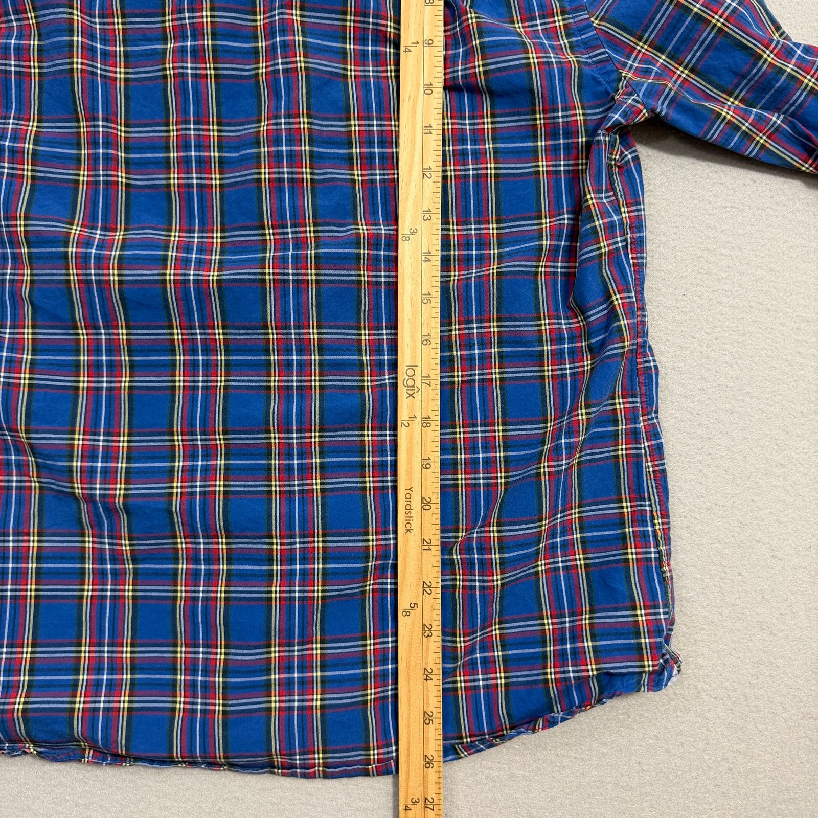 Bonobos Bonobos Shirt Men's Small Blue Red Plaid Long Sleeve Button Size US S / EU 44-46 / 1 - 8 Thumbnail