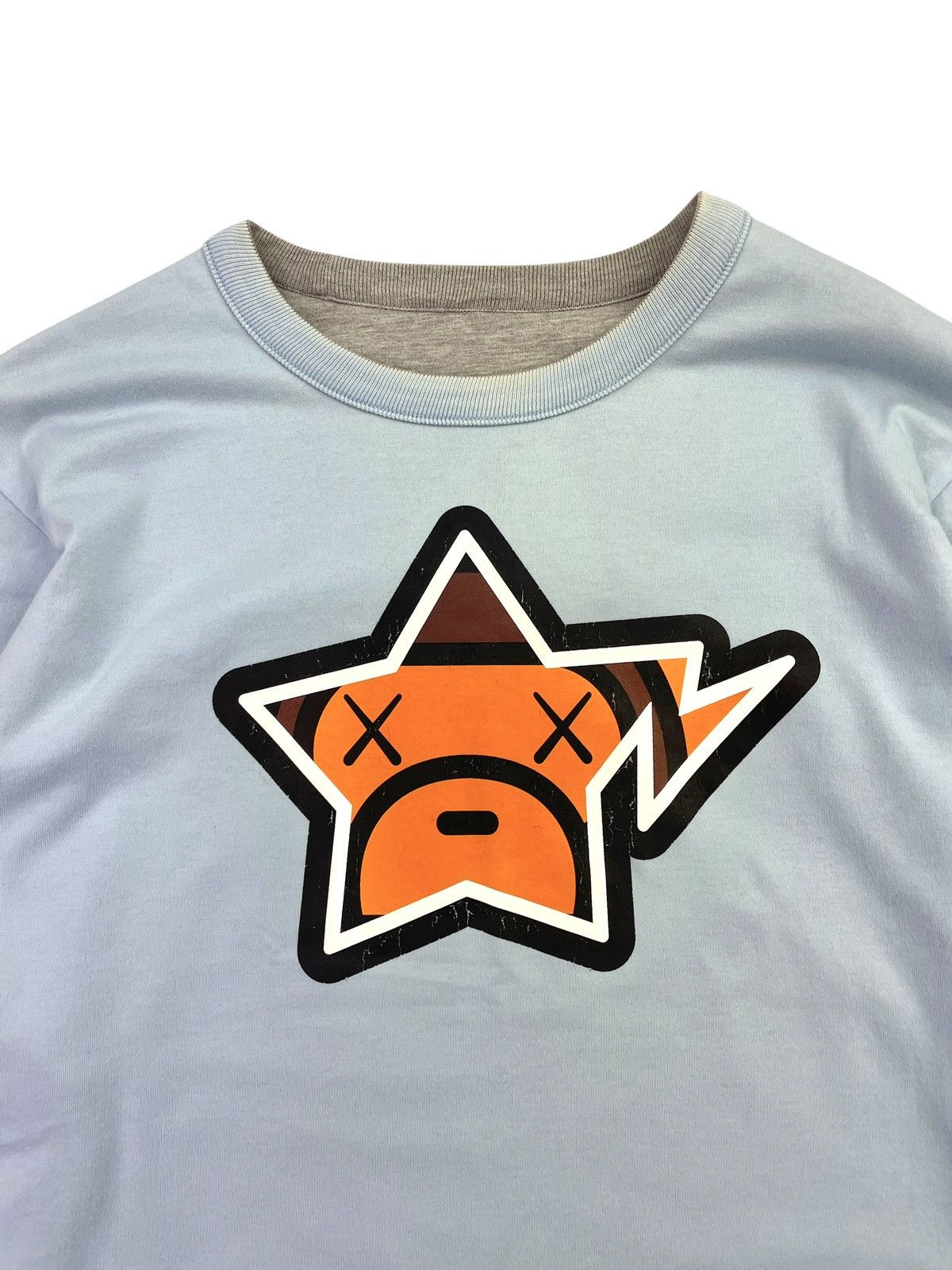 Bape × Kaws Baby Milo Reversible Longsleeve T Shirt Size US M / EU 48-50 / 2 - 5 Thumbnail