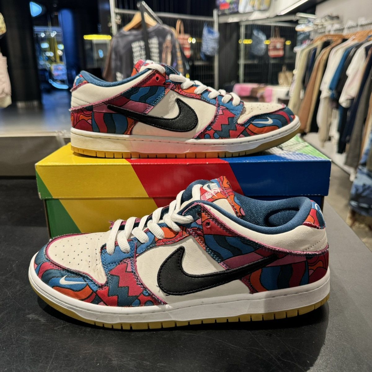 Nike Nike SB Dunk Low Parra Size US 10.5 / EU 43-44 - 2 Thumbnail