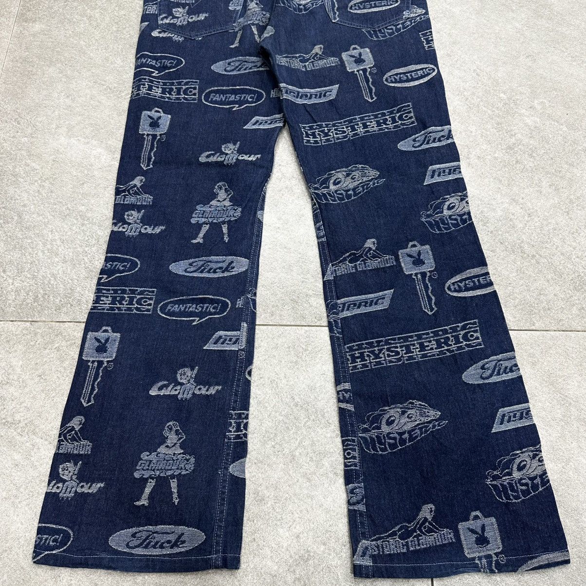 Hysteric Glamour Hysteric Glamour Jeans Full Print Flare Size US 30 / EU 46 - 6 Thumbnail