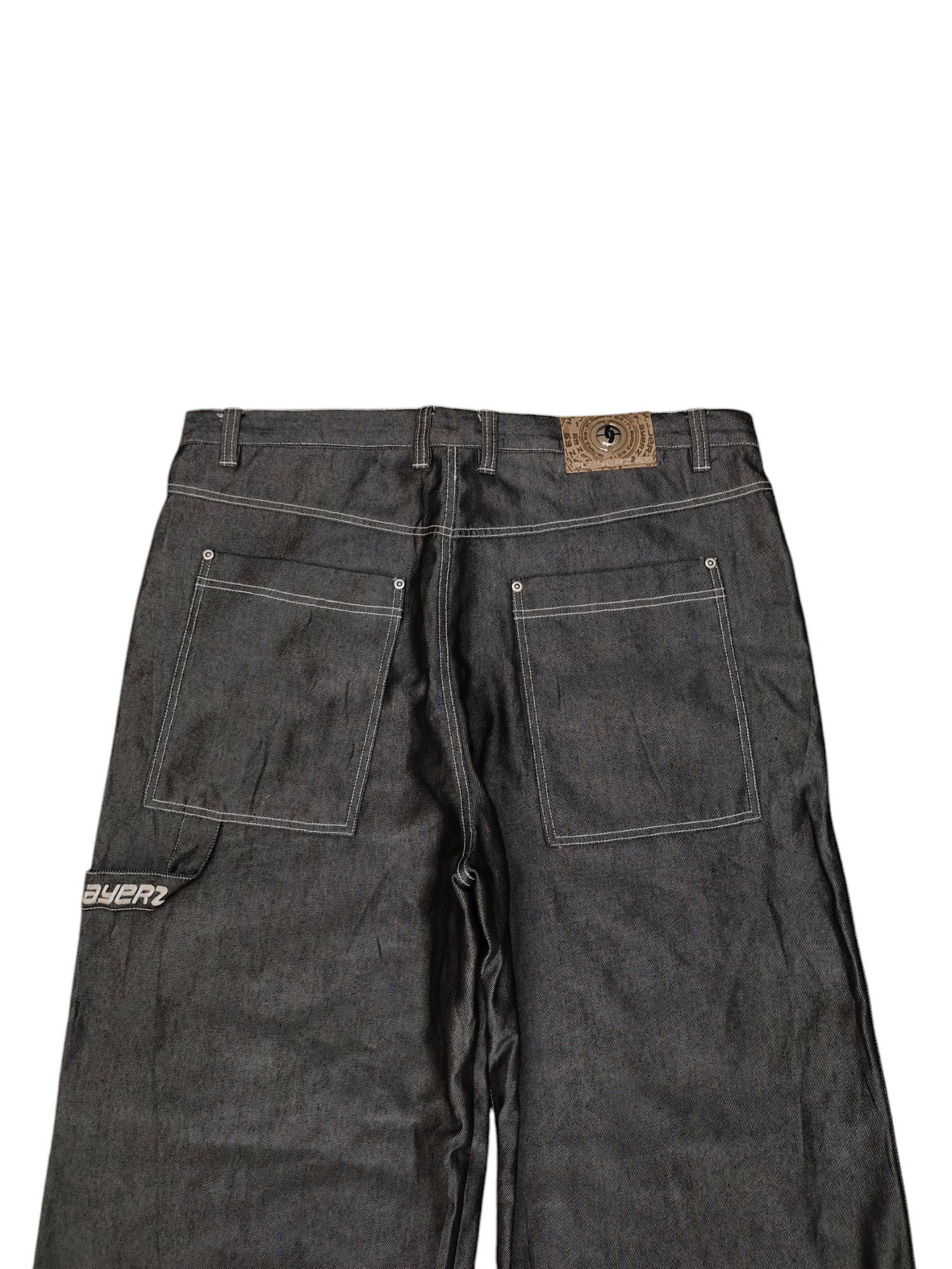 Southpole Baggy Jeans Playerz 69 Carpenter Distress Denim Wide Leg Y2k Size US 40 / EU 56 - 3 Thumbnail