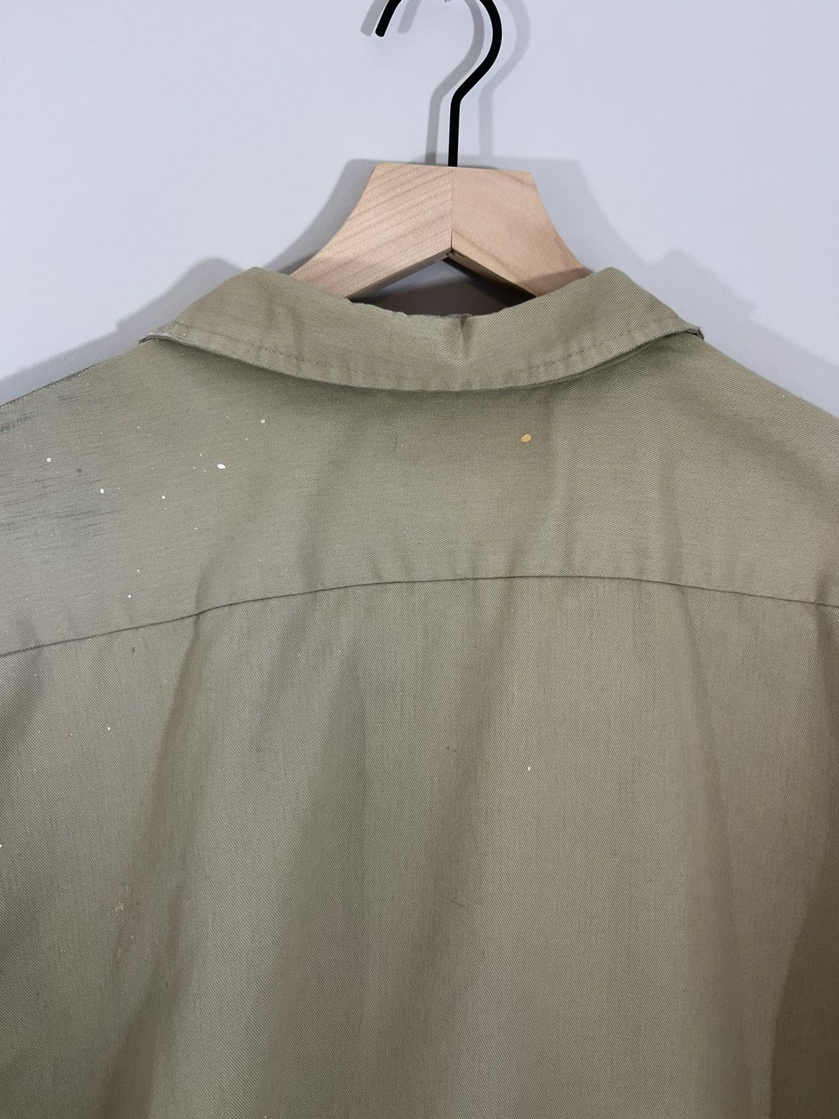 Vintage Thrashed Paint Stain Workwear Faded Shirt Size US L / EU 52-54 / 3 - 13 Thumbnail