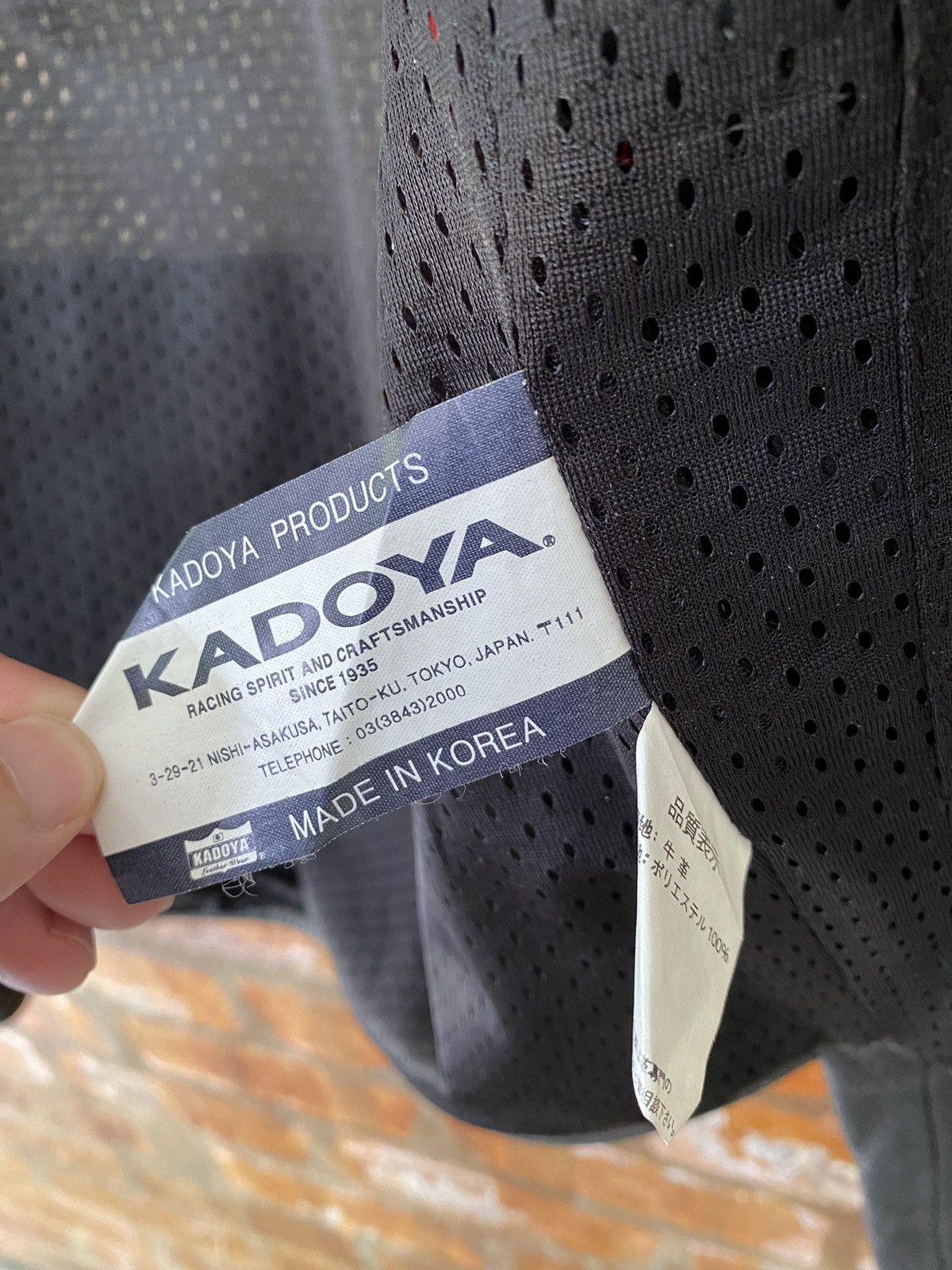 Kadoya 1990s Kadoya K’s Leather Black Horse Racing Jacket Size US M / EU 48-50 / 2 - 20 Thumbnail