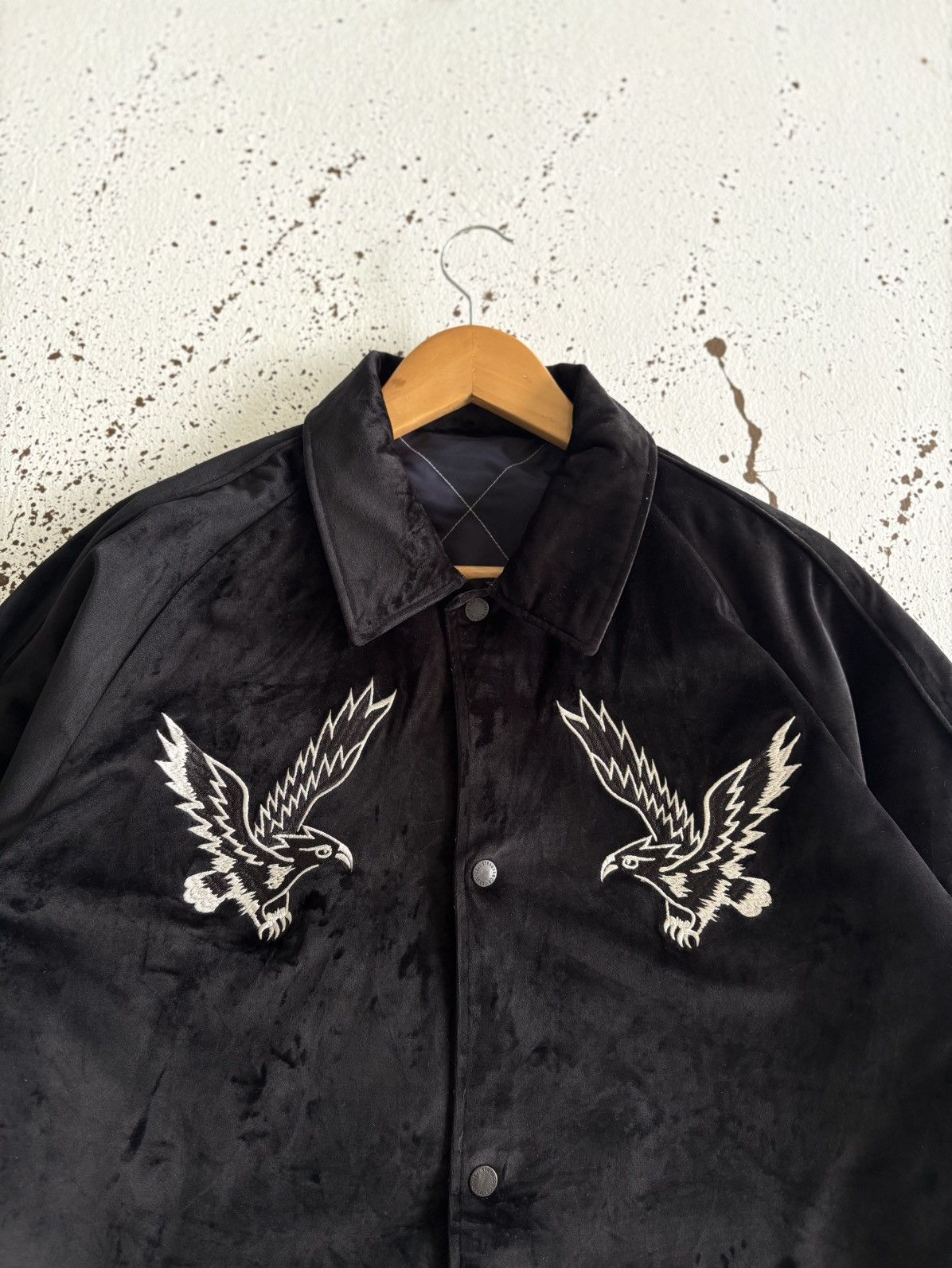 Levi's Levi's Reversible Light Velor Big Eagle Sukajan Coach Jacket Size US M / EU 48-50 / 2 - 6 Thumbnail
