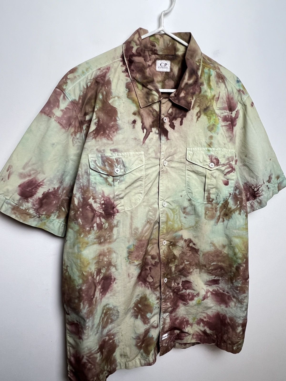 C.P. Company cp company stone island y2k camo tie dye shirt vintage Size US L / EU 52-54 / 3 - 6 Thumbnail