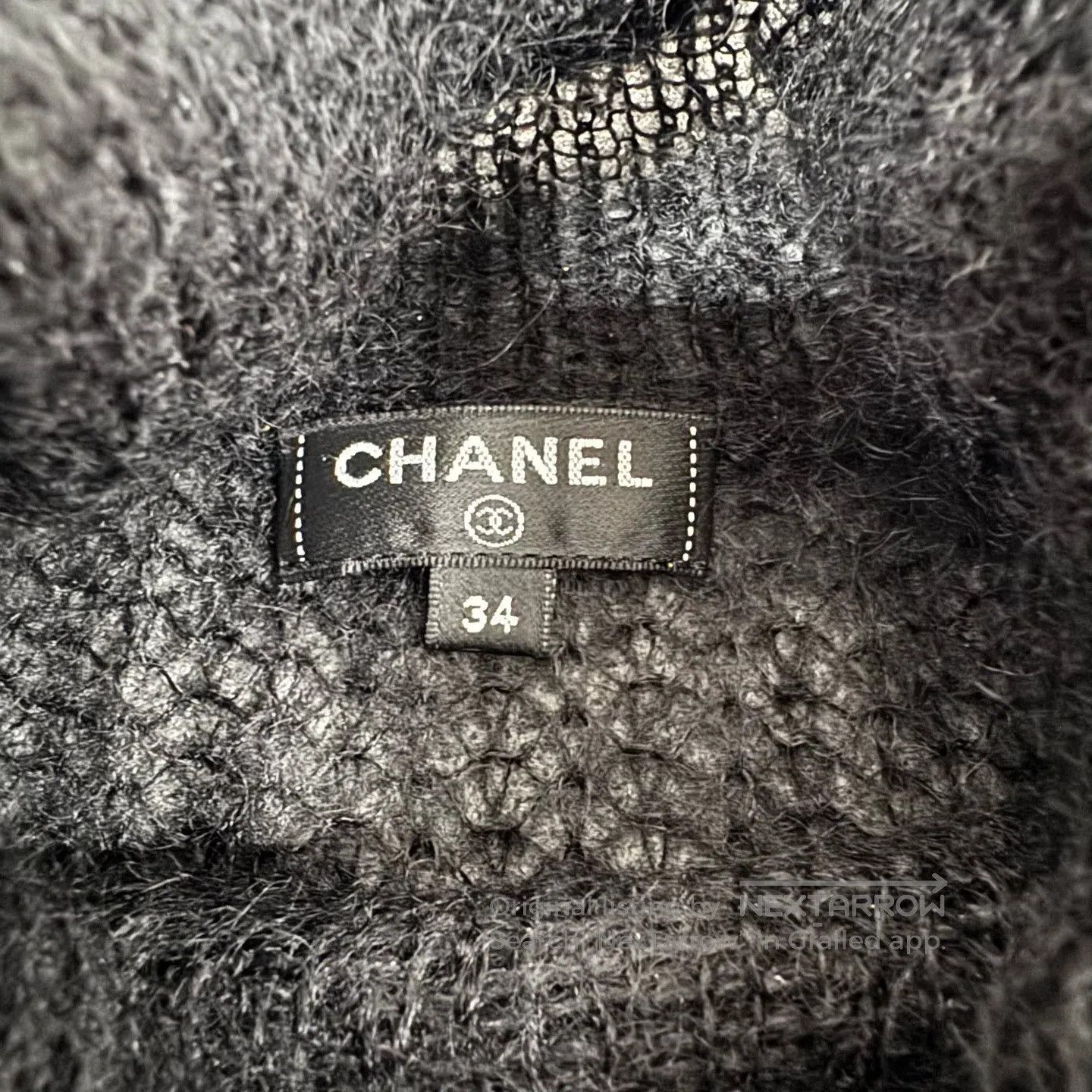 Chanel Chanel size 34 Black knitted dress with a high neckline| Size S / US 4 / IT 40 - 5 Thumbnail