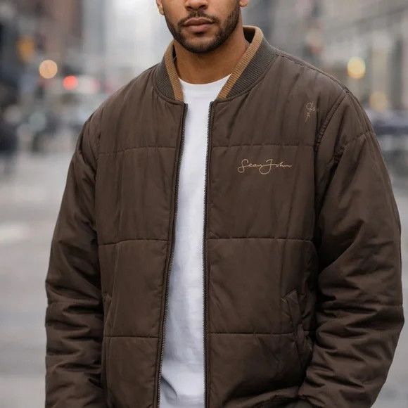 Sean John Sean John Y2k Brown Bomber Jacket Size US XXL / EU 58 / 5 - 1 Preview