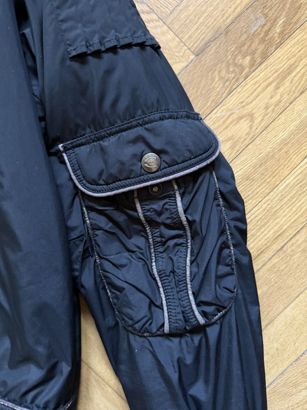 Just Cavalli Just Cavalli/Roberto Cavalli Cargo Gun Black Utility Bomber Size US M / EU 48-50 / 2 - 15 Thumbnail