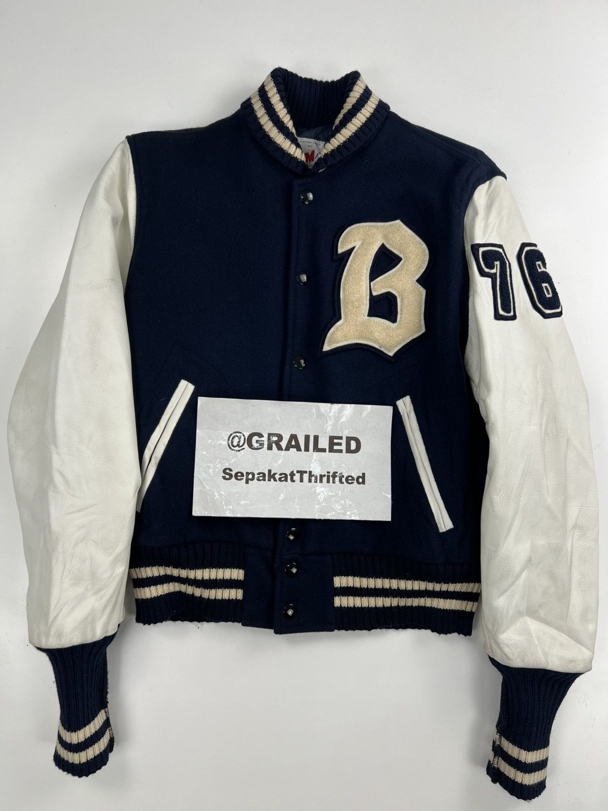 Vintage VINTAGE TM ATHLETIC VARSITY JACKET Size US XXS / EU 40 - 1 Thumbnail