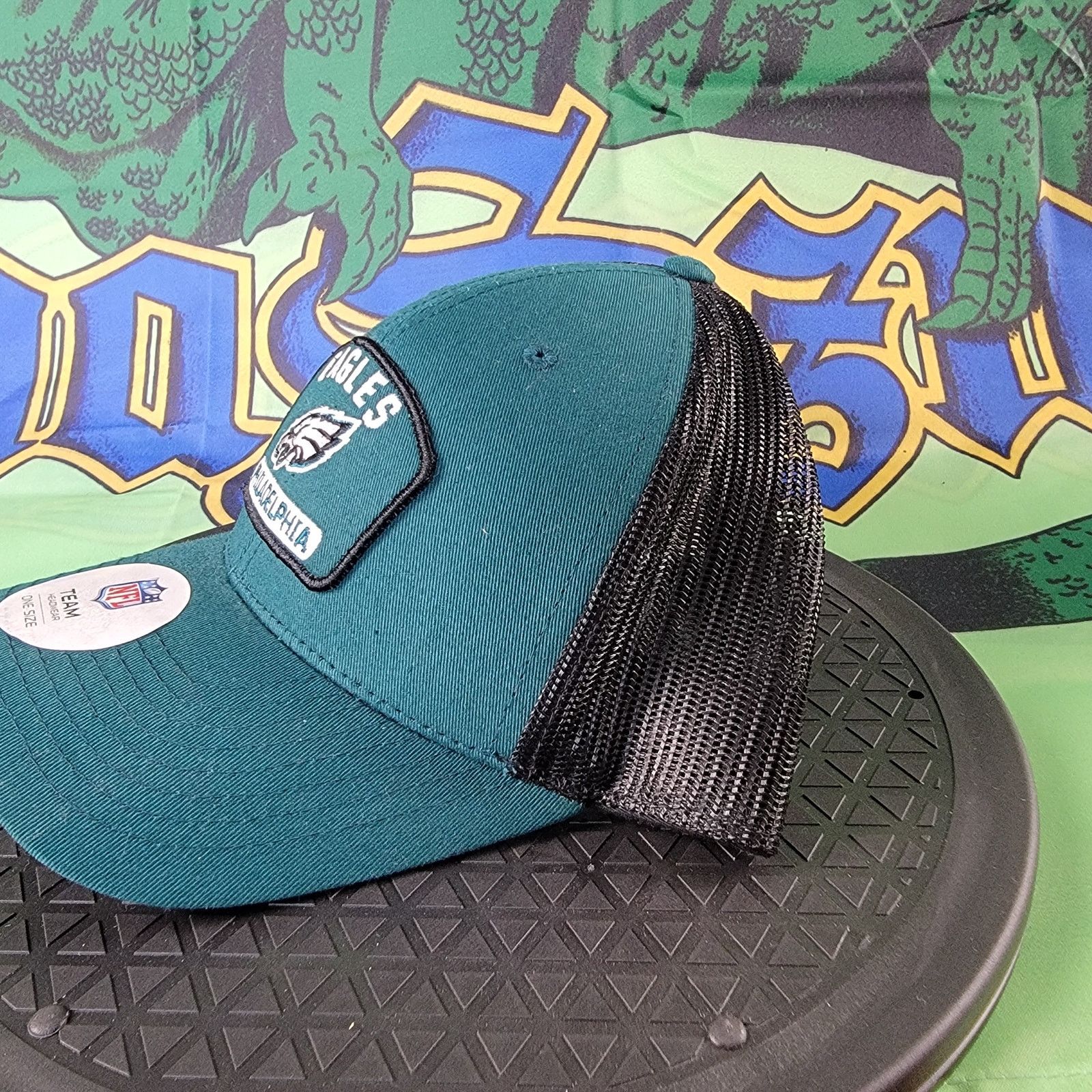 NFL Philadelphia Eagles Snapback Cap NWT Green/Black Size ONE SIZE - 2 Thumbnail