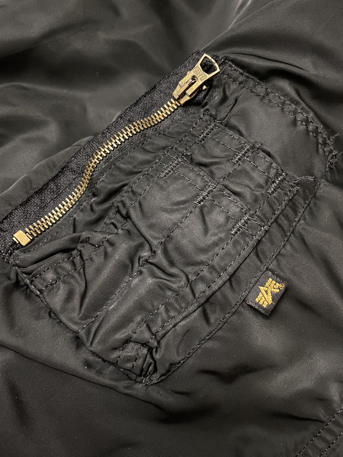 Alpha Industries × Vintage Alpha Industries Bomber Jacket MA-1 Size US L / EU 52-54 / 3 - 6 Thumbnail