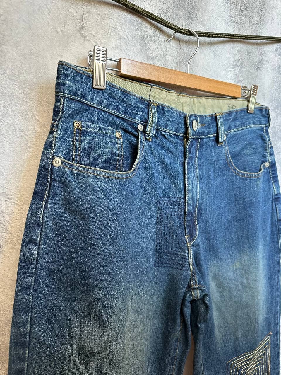 Japanese Brand Etienne Ozeki Rare Japanese Selvedge Denim Jeans Red Patch Size US 30 / EU 46 - 5 Thumbnail