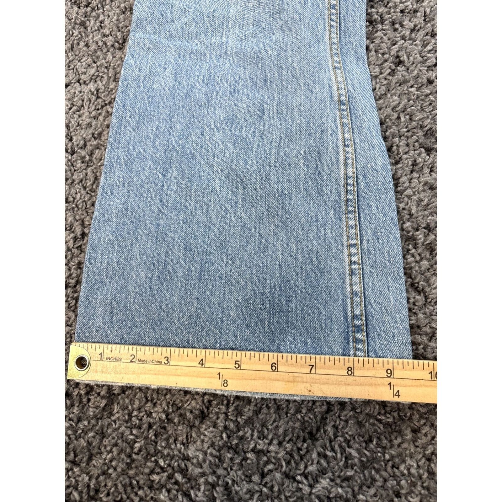 Express VINTAGE Express Jeans Women 90s Y2K Bootcut Flare Low Rise 30x31 Blue Denim Size 30" / US 8 / IT 44 - 3 Thumbnail