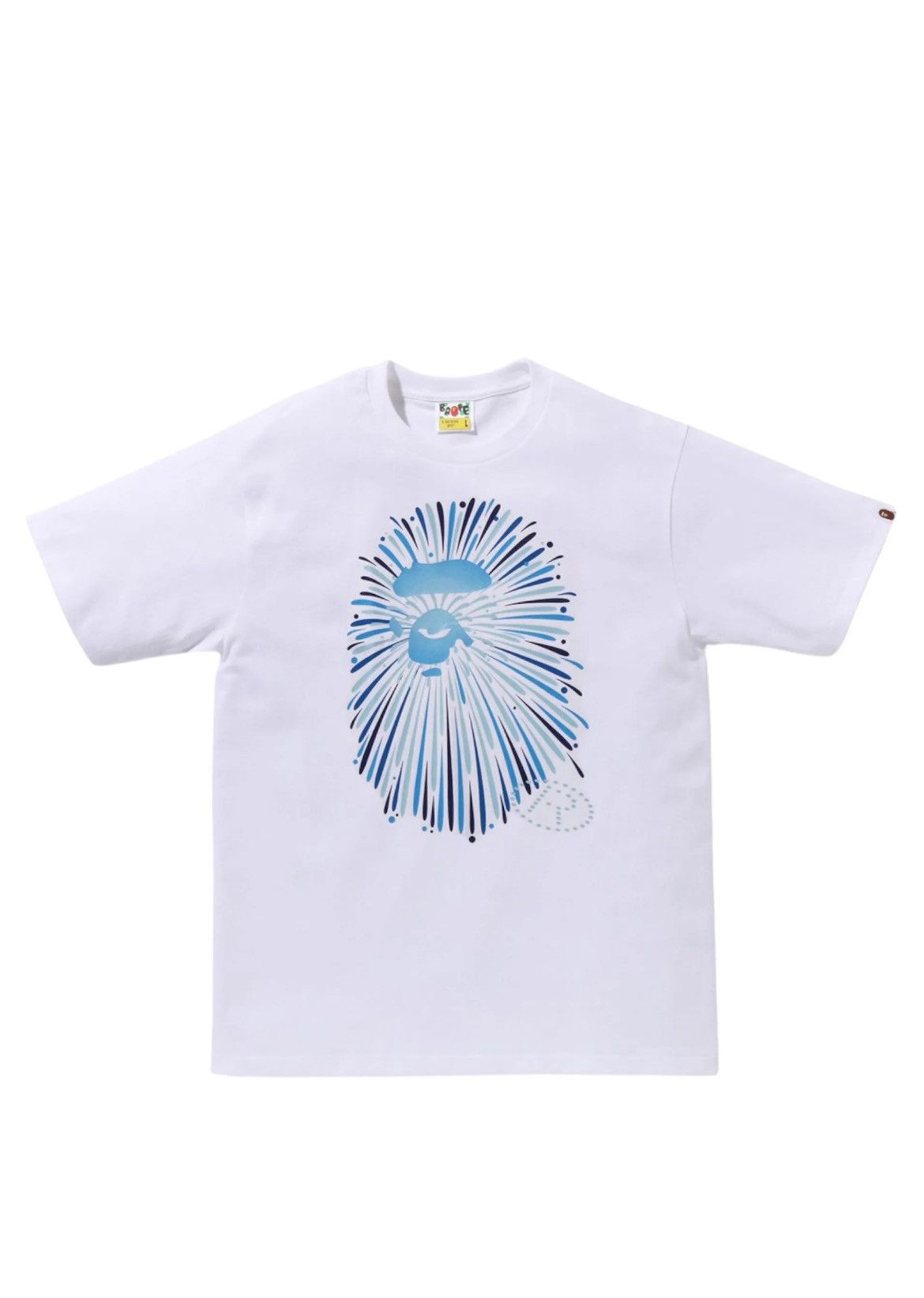 Bape Bape Fireworks Ape Head Tee Size US L / EU 52-54 / 3 - 1 Thumbnail
