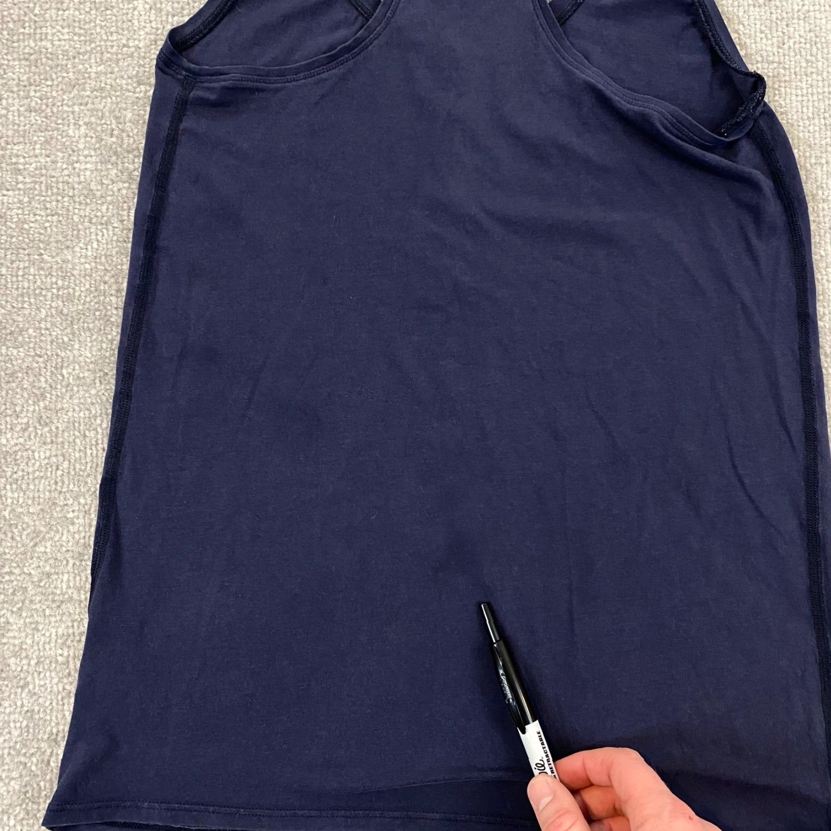 Lululemon Lululemon Tank Shirt Womens Size 0/2 Blue Active Workout Gym Yoga Running Size XS / US 0-2 / IT 36-38 - 6 Thumbnail