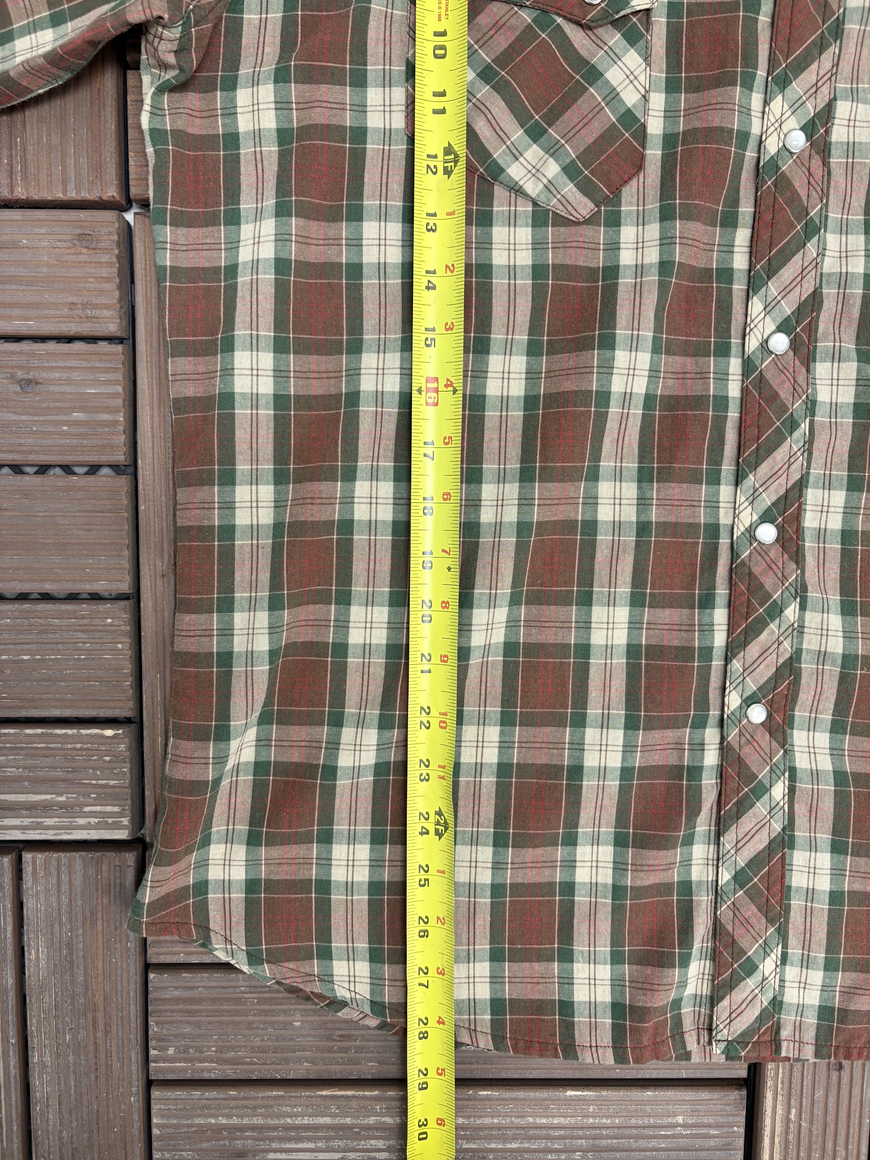 Vintage Wrancher by Wrangler Plaid Vintage Button Down Shirt Size US L / EU 52-54 / 3 - 8 Thumbnail
