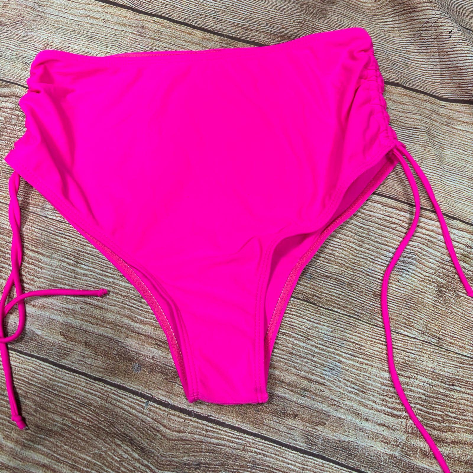 Other High-Waisted Pink Medium Bikini Bottoms NWOT Size ONE SIZE - 1 Thumbnail