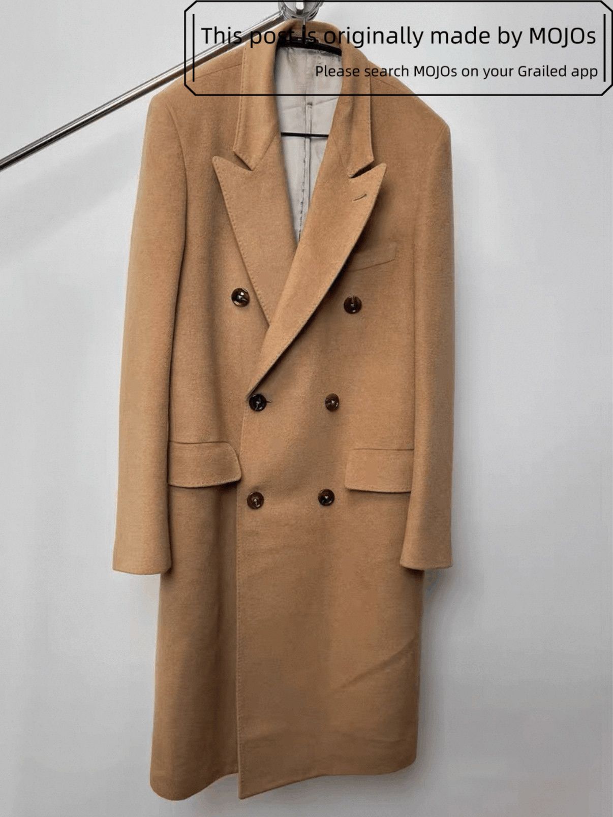 Maison Margiela Maison Margiela 12AW Replica Camel Hear Double Breasted Coat Size US L / EU 52-54 / 3 - 1 Thumbnail