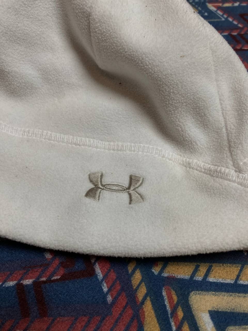 Under Armour Hats white big logo Vintage Under Armour Y2K Streetwear Size ONE SIZE - 2 Thumbnail