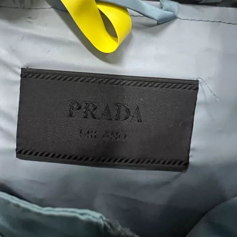 Prada Prada Blue nylon hooded long coat 2502-Nextarrow Size US XXL / EU 58 / 5 - 4 Thumbnail