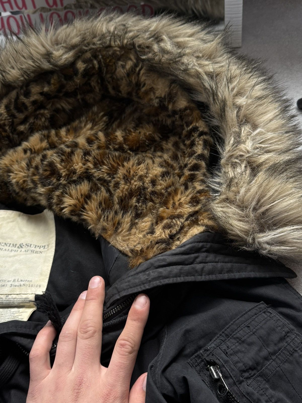 Denim & Supply Ralph Lauren Denim & Supply Ralph Lauren Faux Fur Parka Jacket Hooded Size XS / US 0-2 / IT 36-38 - 13 Thumbnail
