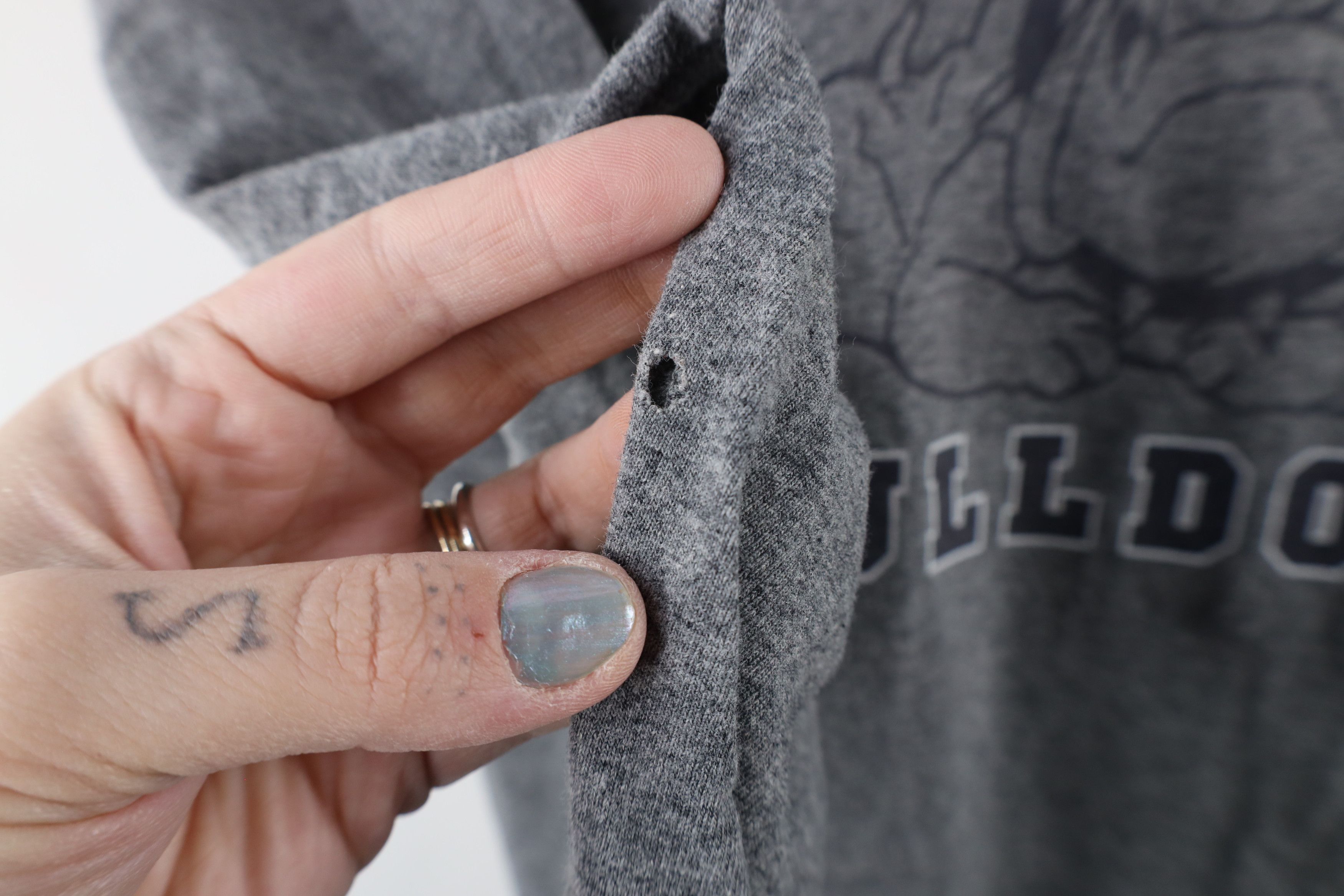 Aeropostale × Vintage Vintage 90s Aeropostale Spell Bulldogs Long Sleeve T-Shirt Size US M / EU 48-50 / 2 - 8 Thumbnail