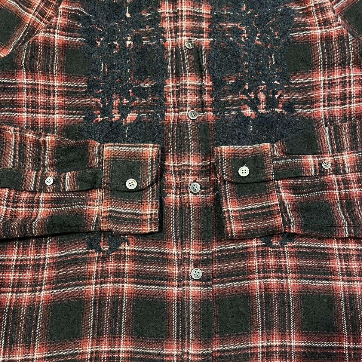 CABANE de ZUCCa Zucca Plaid Button Up Shirt Embroidered Size US S / EU 44-46 / 1 - 7 Thumbnail