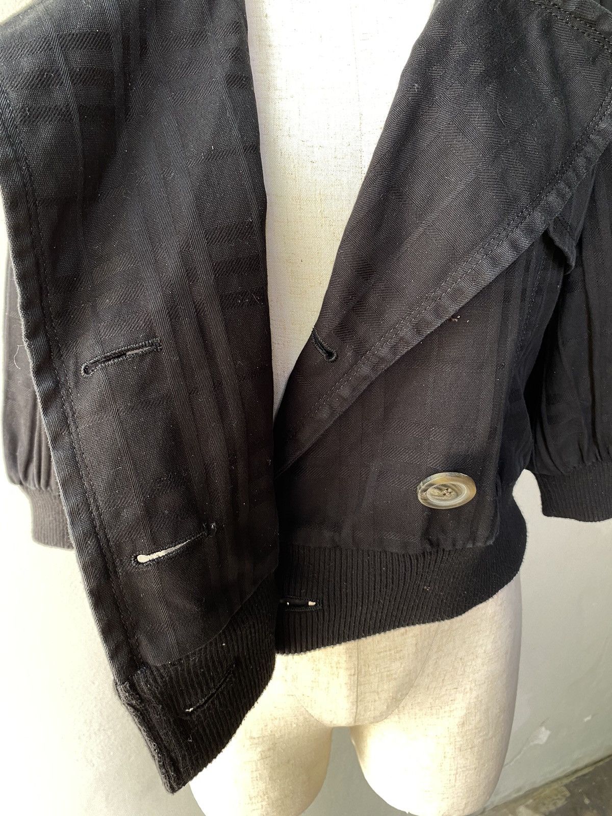 Burberry Burberry cropped black jacket Size ONE SIZE - 15 Thumbnail