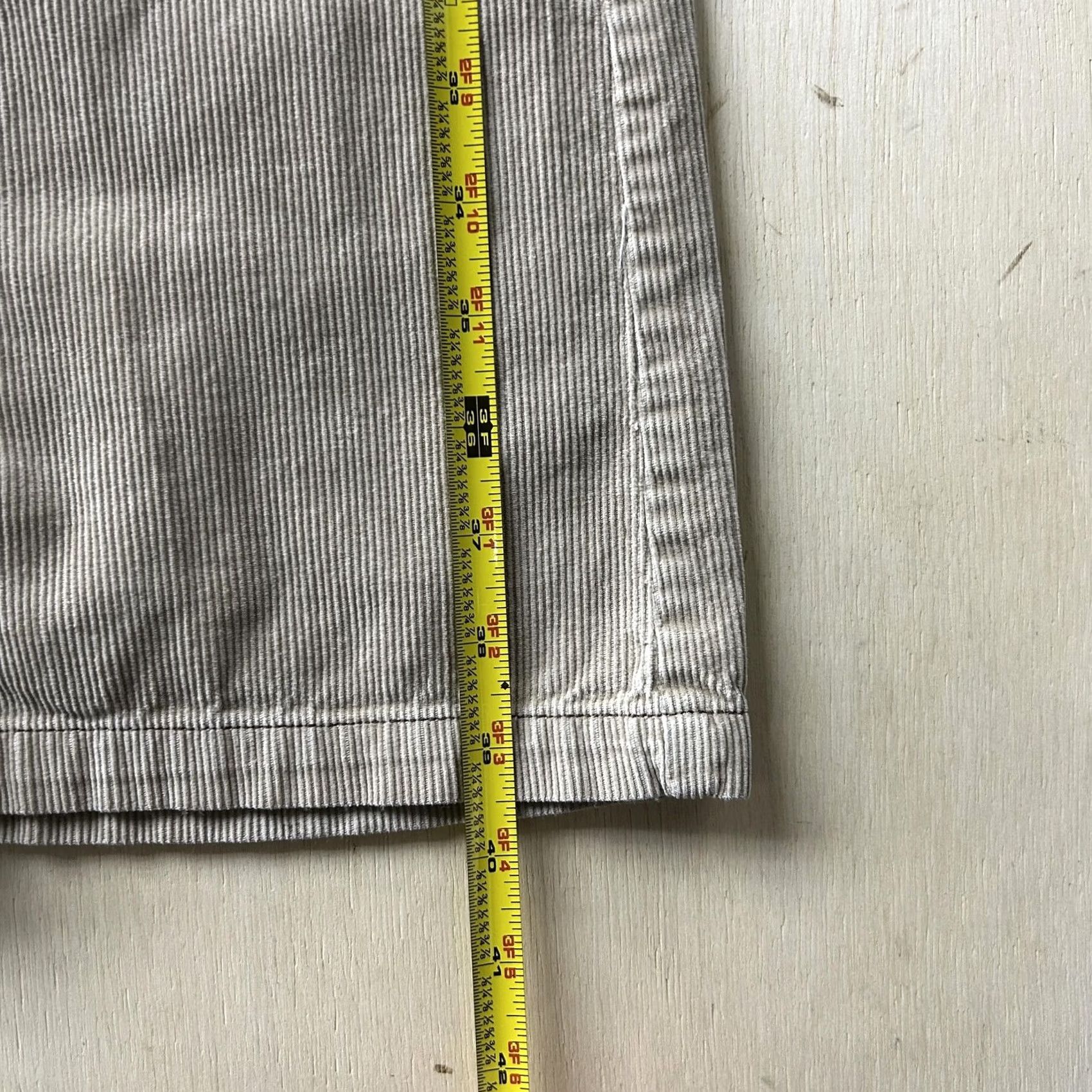 Denim & Co. Denim Co. Pants Womens 12 Beige Corduroy Bootcut Khakis Pockets Casual Size 34" / US 12 / IT 48 - 6 Thumbnail