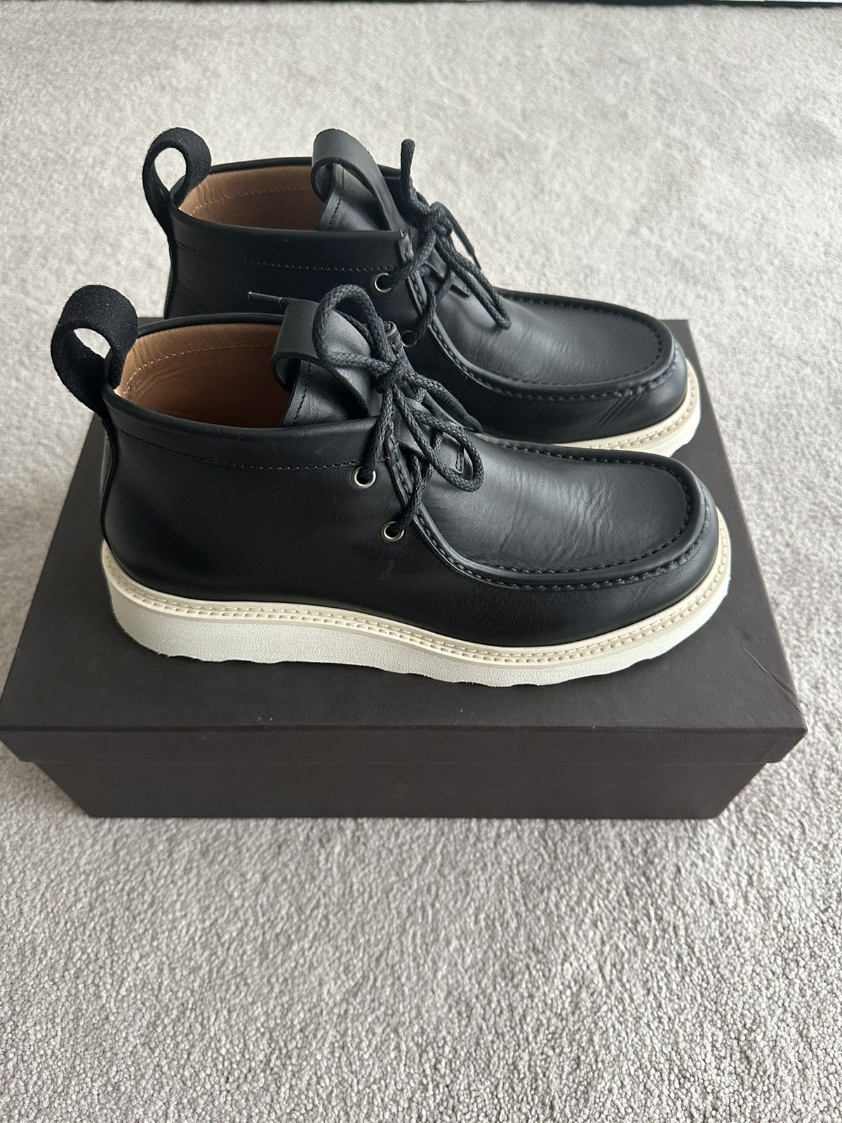Bottega Veneta Bottega Veneta Lace Up Desert Ankle Boots Size US 8 / EU 41 - 7 Thumbnail