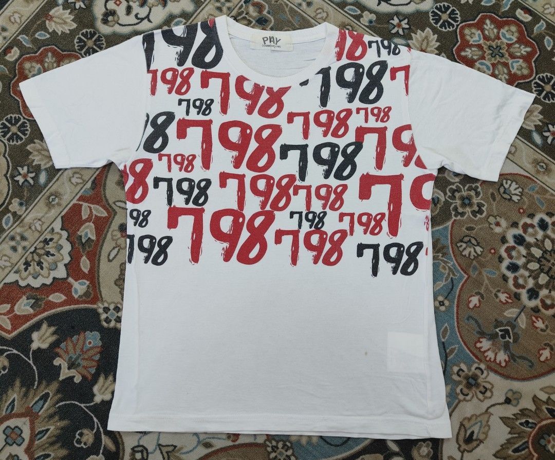 Comme des Garcons PLAY Comme des Garçons Logo T-Shirt White Japan Size M Size US M / EU 48-50 / 2 - 1 Thumbnail