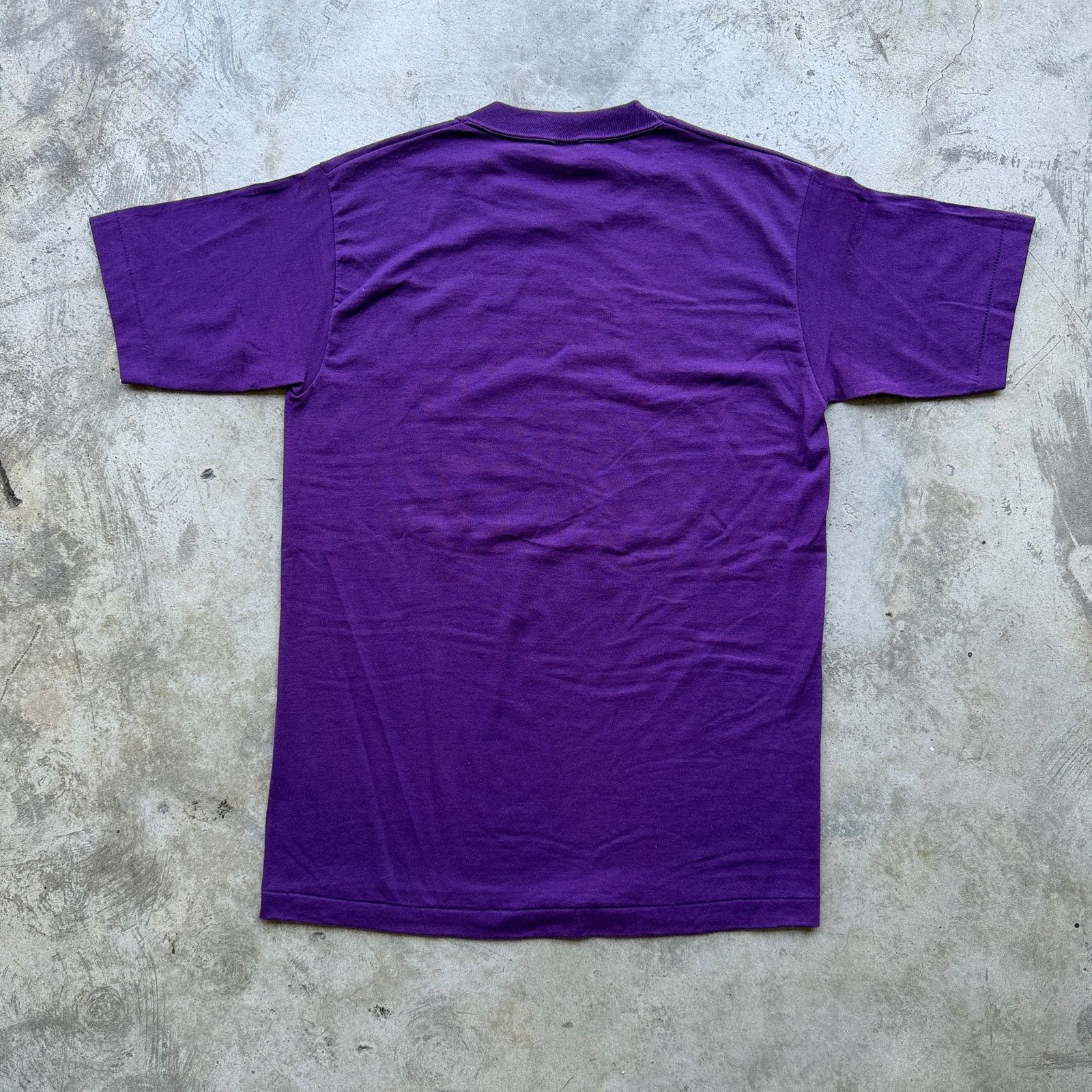 Jerzees Vintage 1985 Lakers World Champions Single Stitch Tee Medium Size US M / EU 48-50 / 2 - 6 Thumbnail