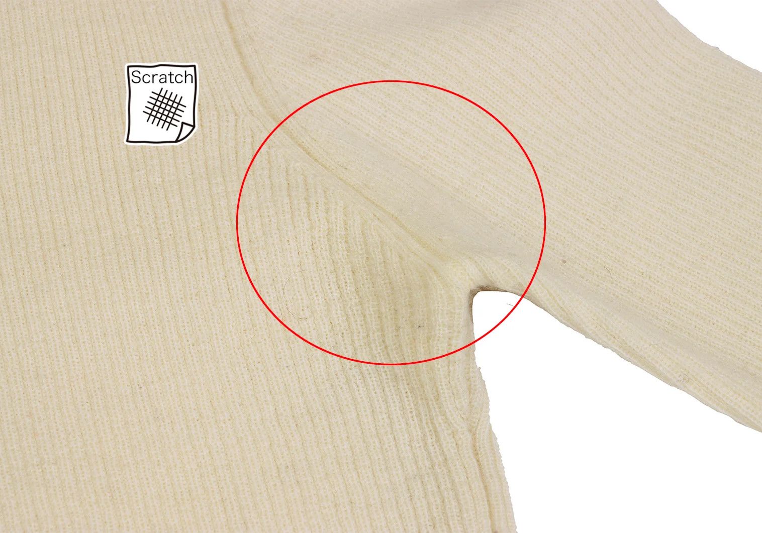 Jean Paul Gaultier Wool Ribbed Knit Sweater in Cream Size 48 Size US M / EU 48-50 / 2 - 4 Thumbnail