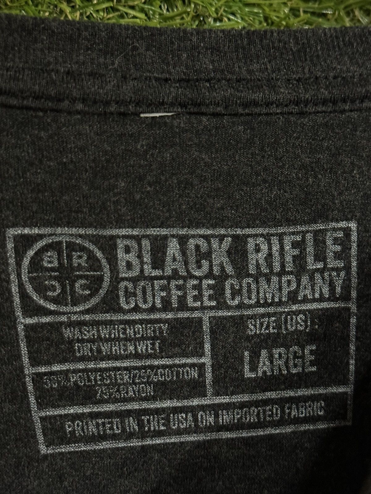 Other BLKRFL Logo Black Rifle Coffee Tee Grey Large Gun Size US L / EU 52-54 / 3 - 3 Thumbnail