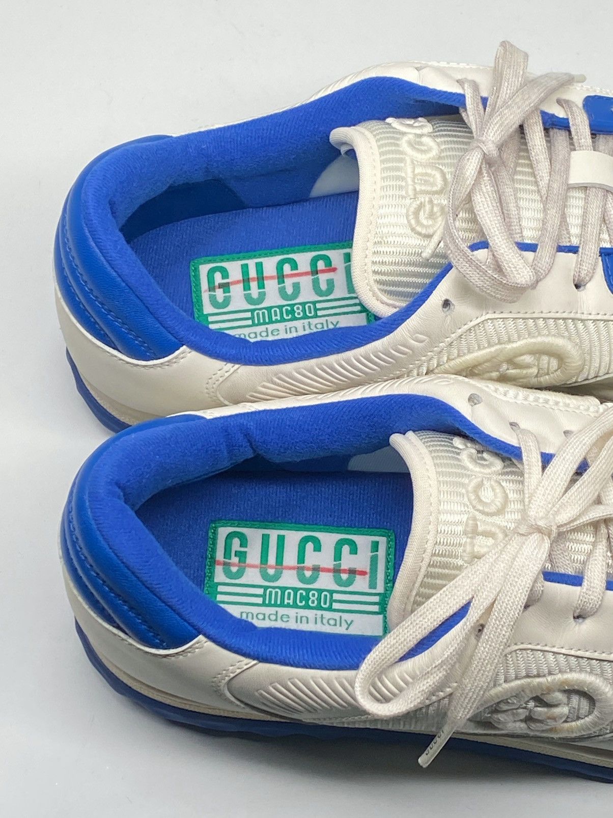 Gucci Gucci MAC80 Worn Out Effect Sneakers size 11/us size 12 Size US 12 / EU 45 - 11 Thumbnail